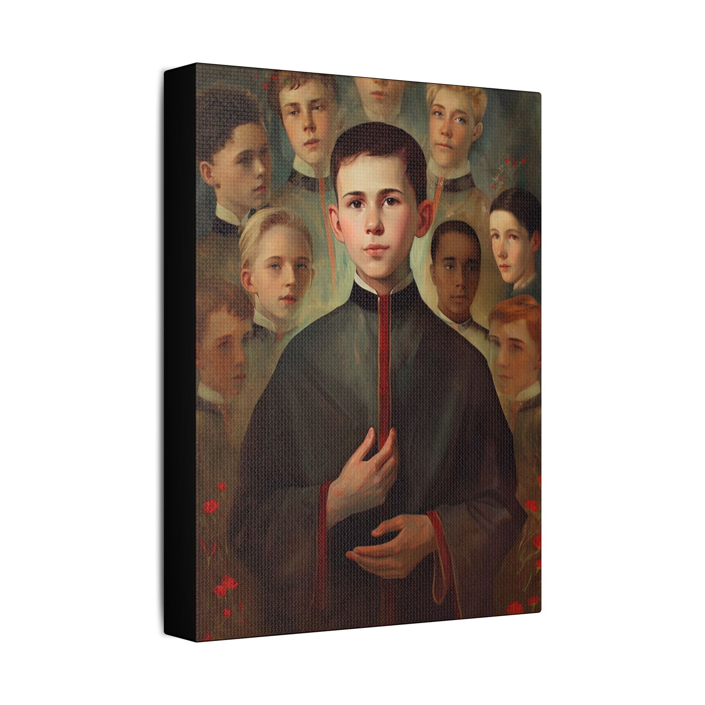 Saint John Berchmans Canvas Print - Multiple Sizes - Catholic Home art - Museum Wrapped Canvas - Sanctified Souls Print