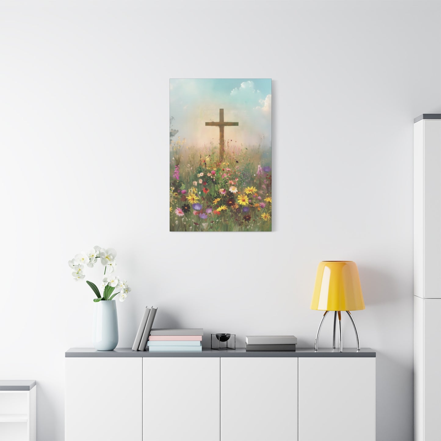 The Cross That Called the Earth to Life - Gallery Wrapped Canvas - Print - Religious Art for your Home - Catholic