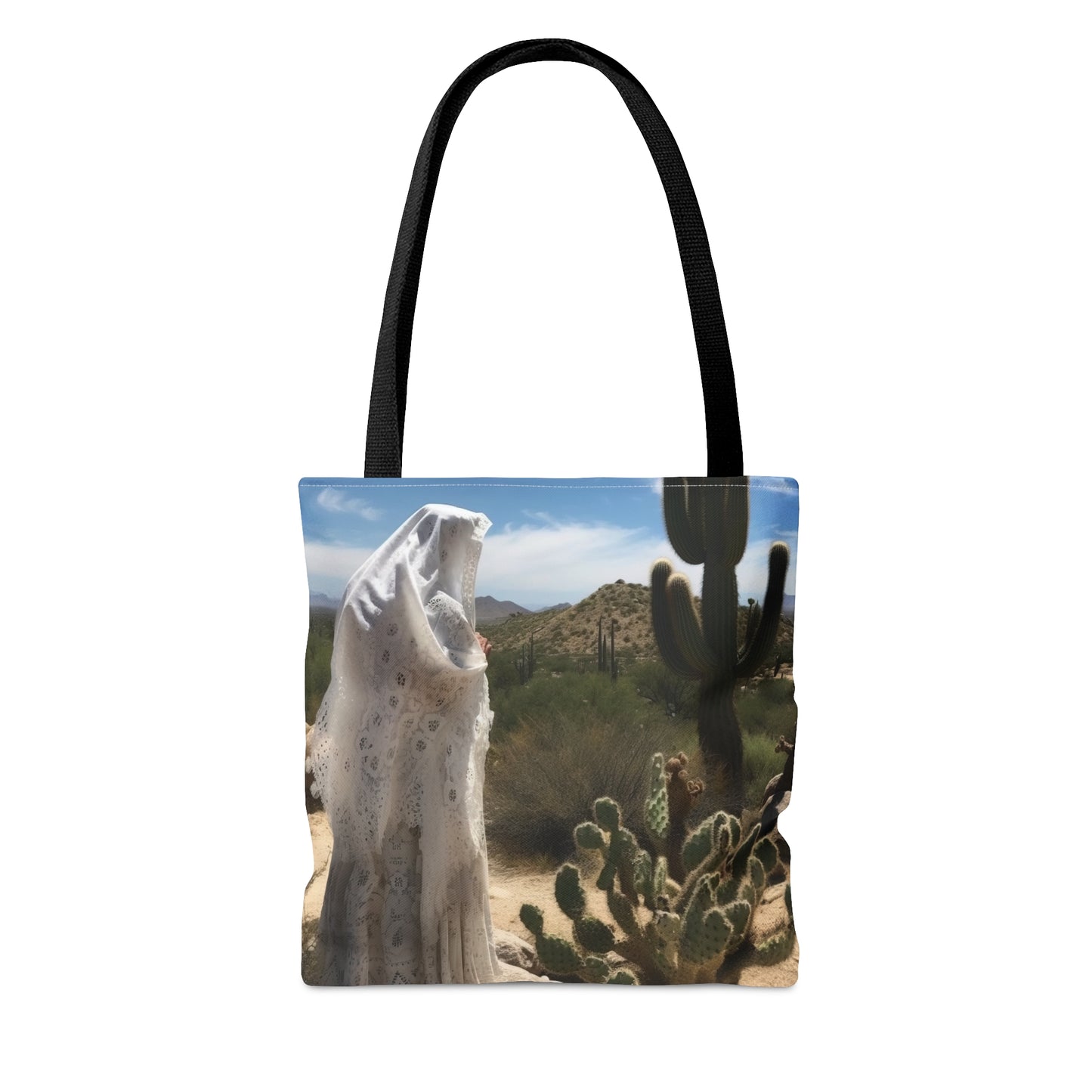 Saint Amma Sarah of the Desert Tote Bag - Catholic faith inspired carry-all purse - day to day bag - Desert Mothers Series