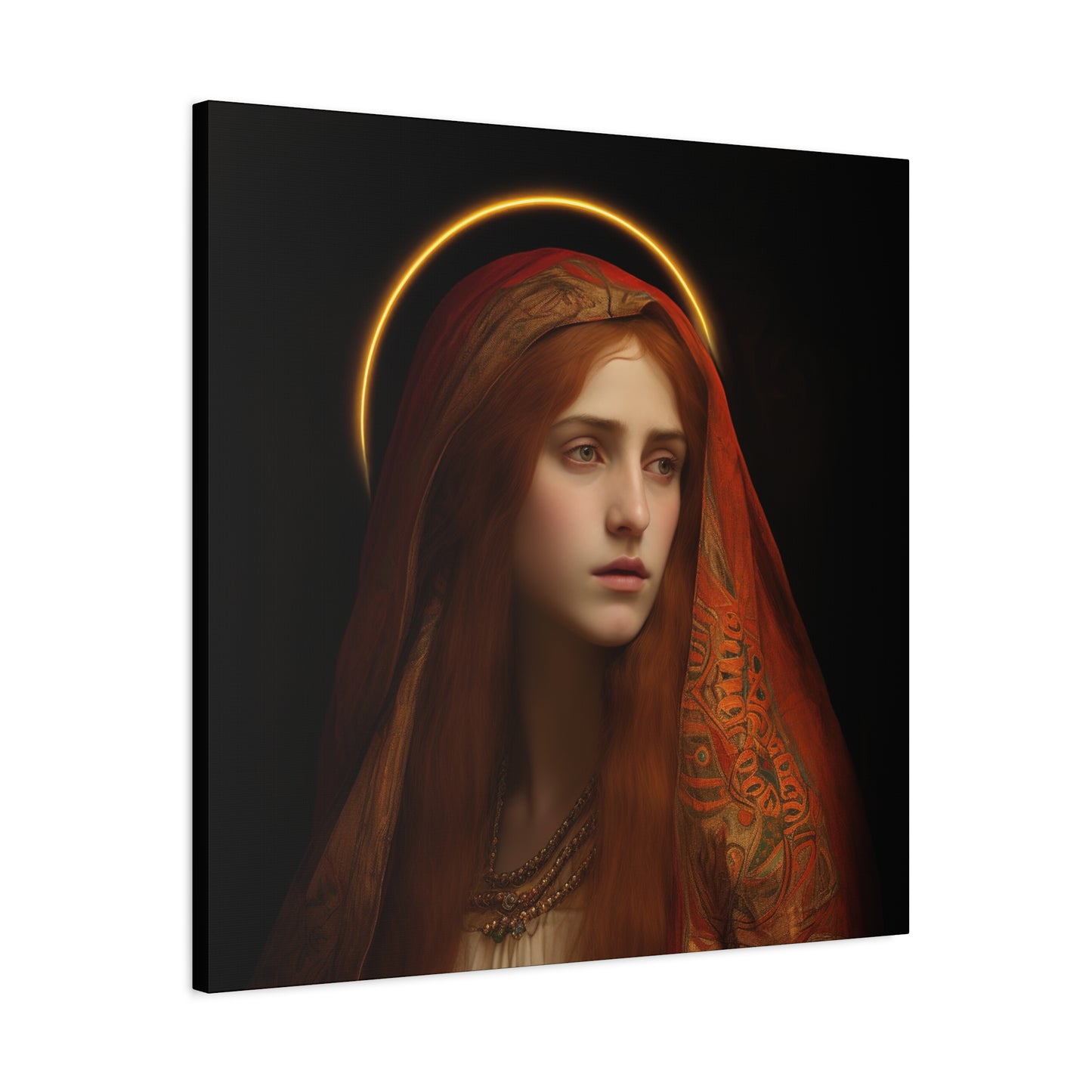 The Beloved Disciple - Mary Magdalene's Devotion - Museum Wrapped Canvas - Sanctified Souls Print - Religious Art for your Home