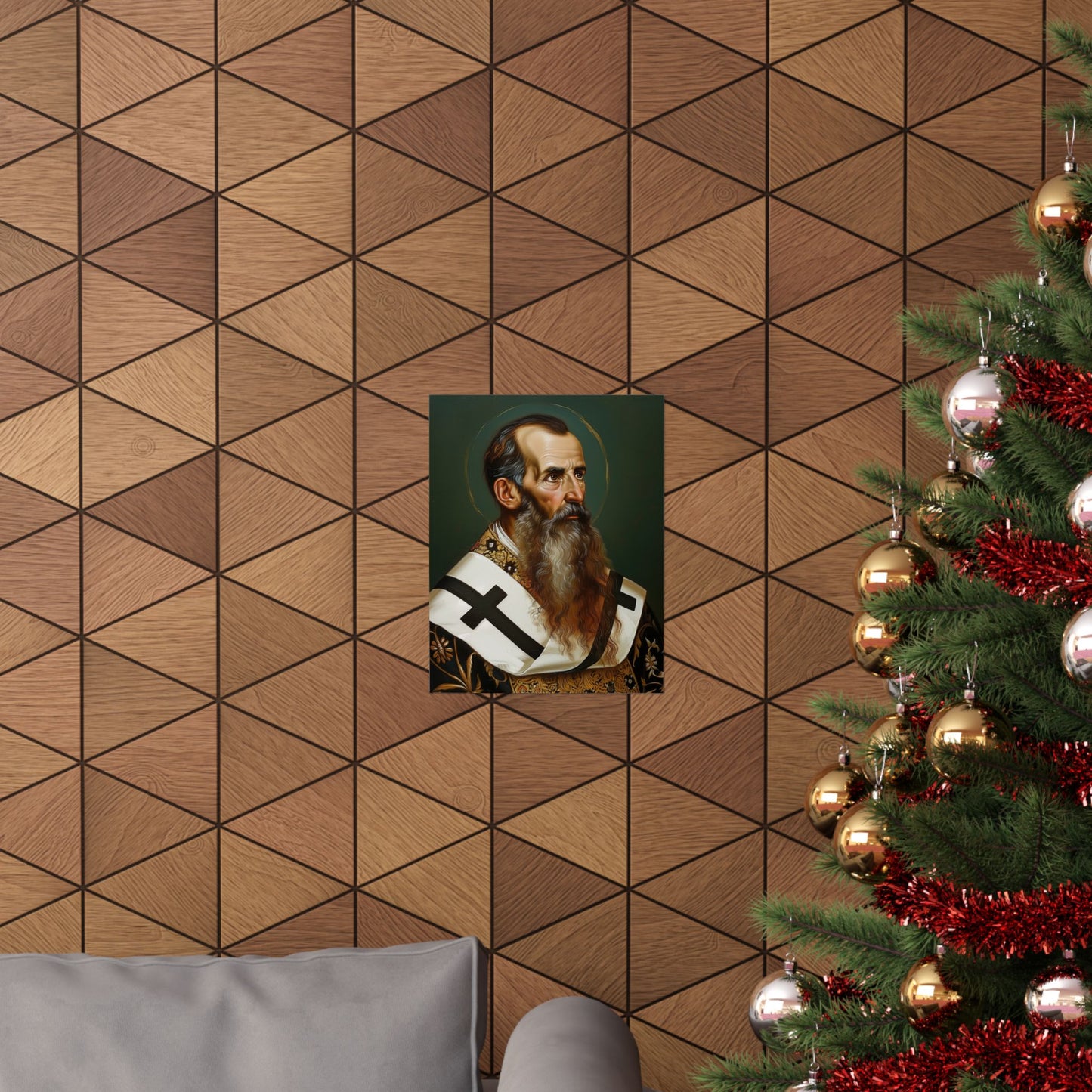 Saint Basil the Great  - Sanctified Souls Print - Multiple Sizes - Premium Matte Vertical Posters