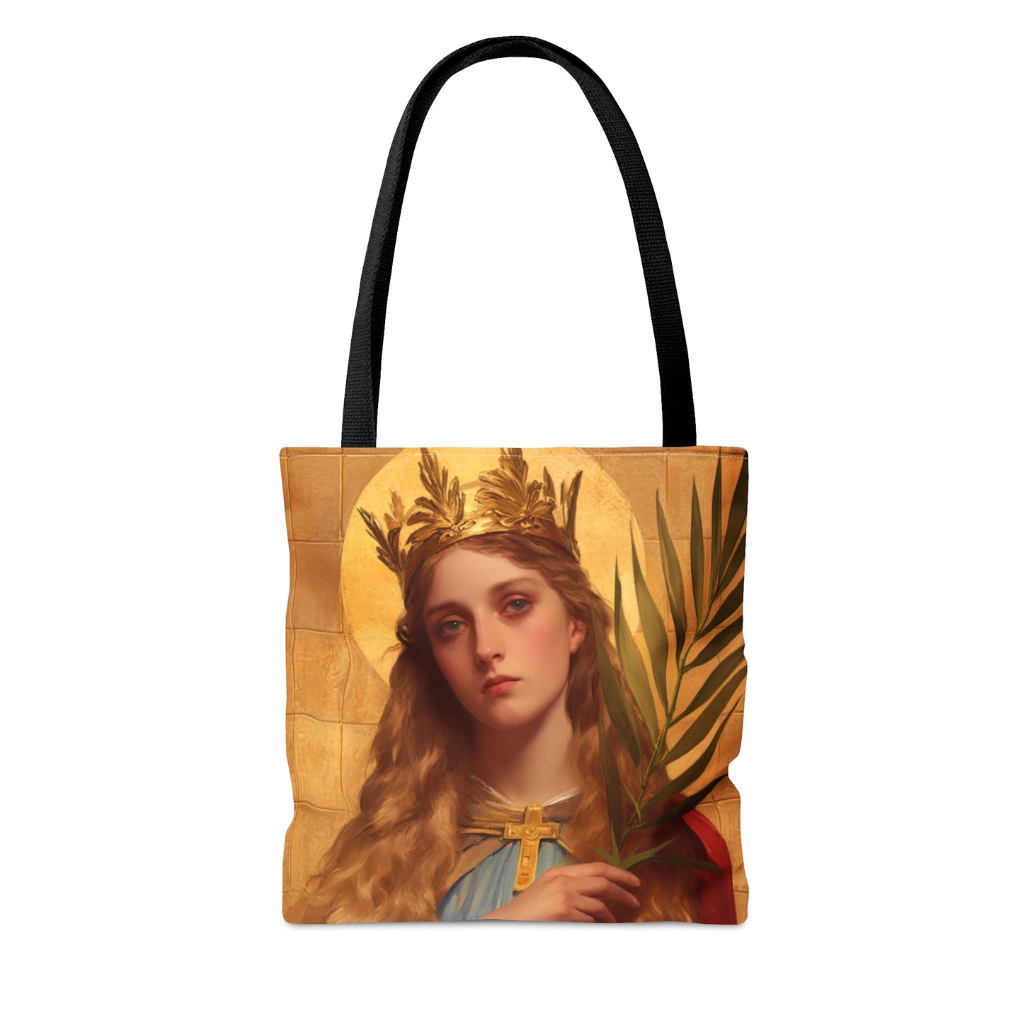 Saint Agrippina - Tote Bag - Large Medium Small Faith Art Bag - Catholic Faith Purse