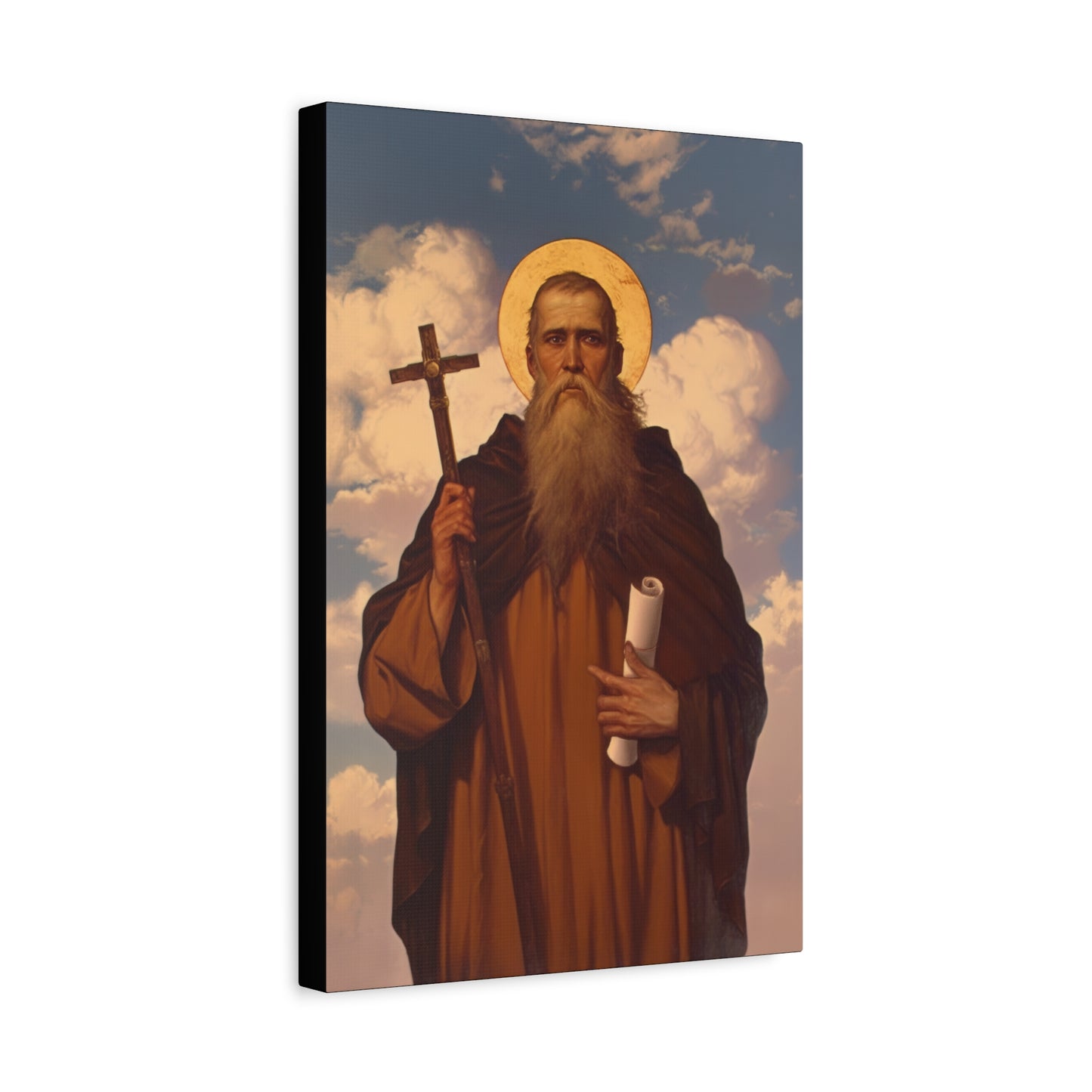 Saint Joannicus the Great / Loannikios of Mount Olympus - Gallery Wrapped Canvas - Print - Religious Art for your Home - Catholic Art Print