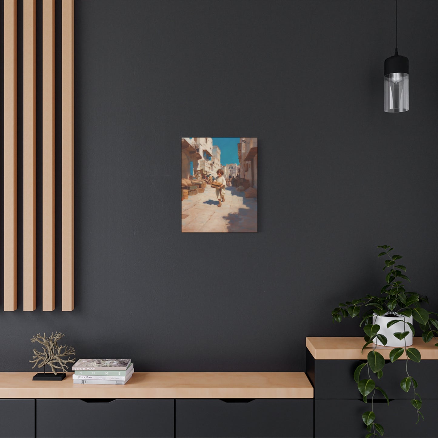 Nazareth and the Hidden Light of Christ - Gallery Wrapped Canvas - Print - Religious Art for your Home - Catholic Art