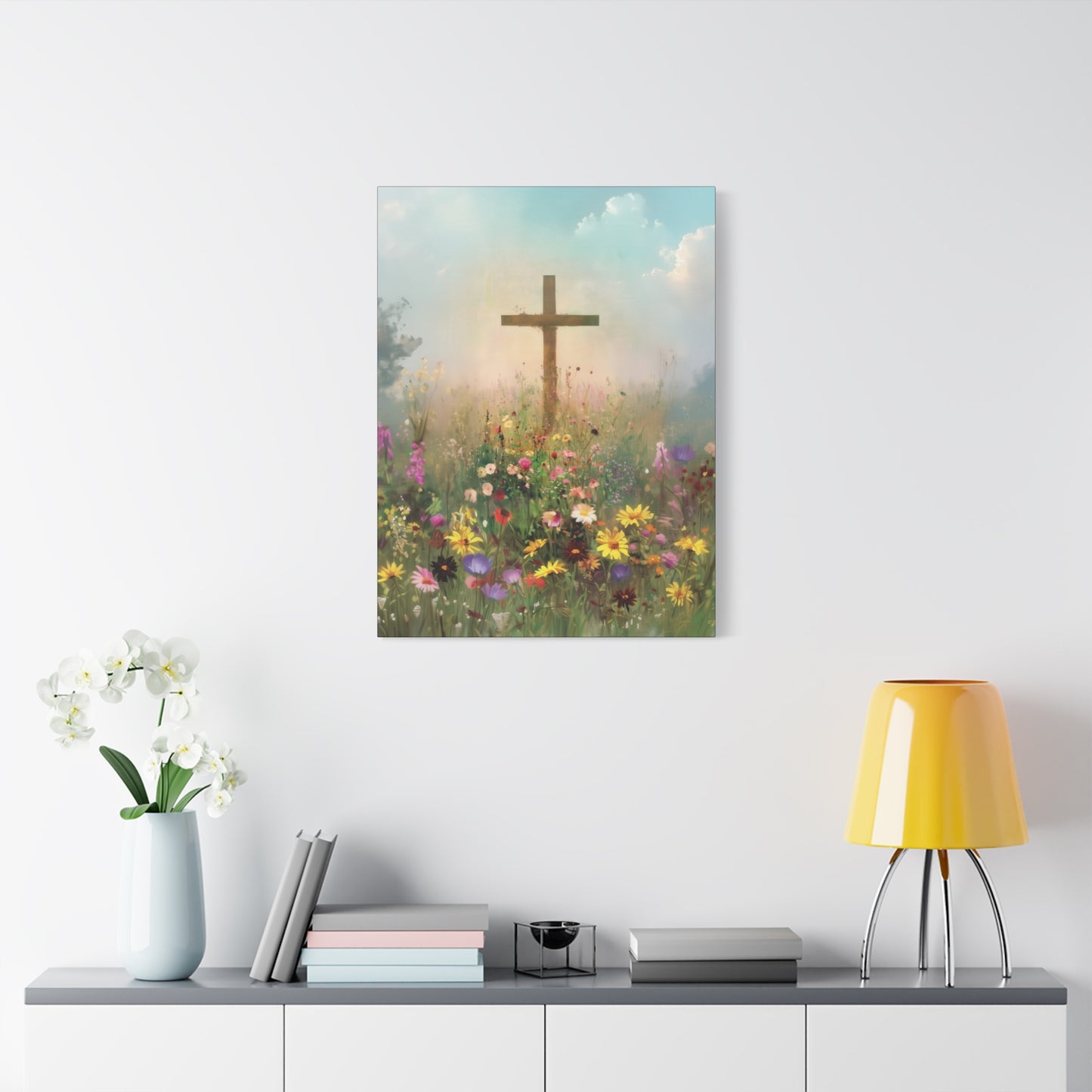 The Cross That Called the Earth to Life - Gallery Wrapped Canvas - Print - Religious Art for your Home - Catholic