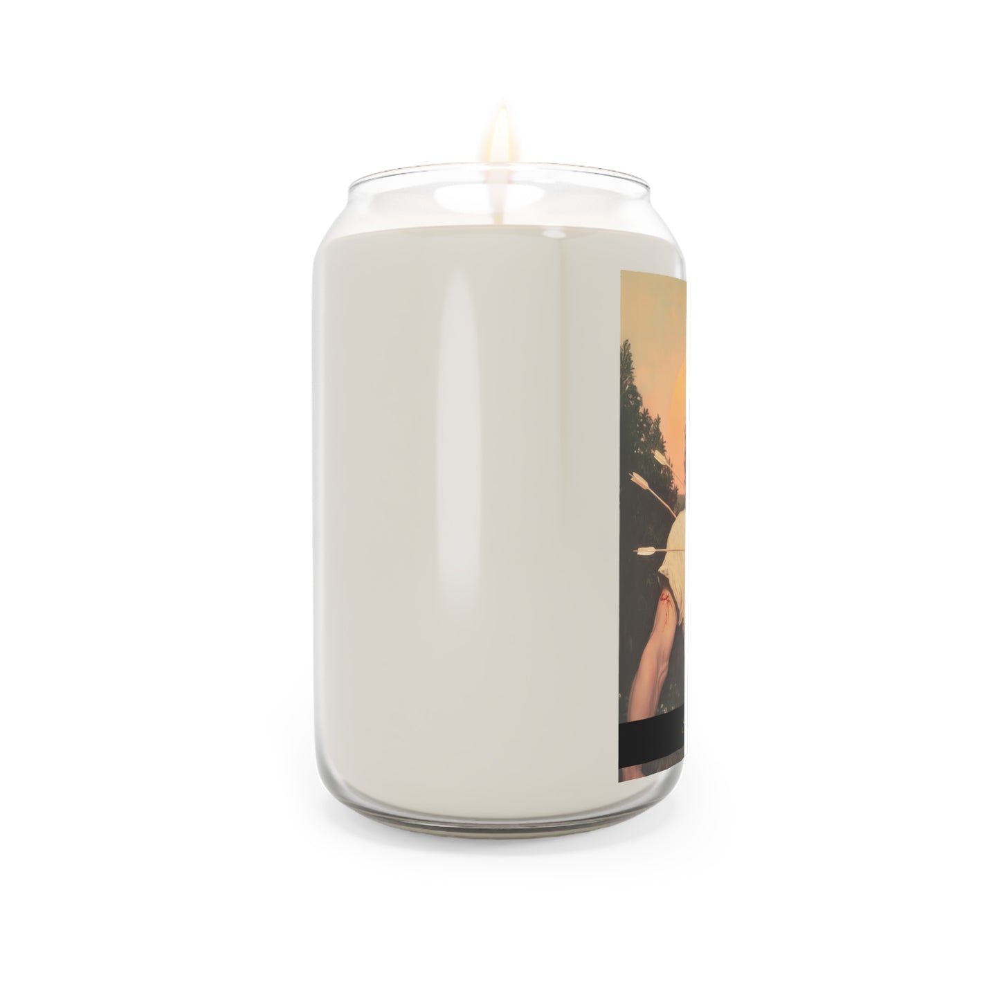 Saint Sebastian - Scented Prayer Candle, 13.75oz -  Candle - Catholic Art - prayer room Scented Candle - Religious Saint