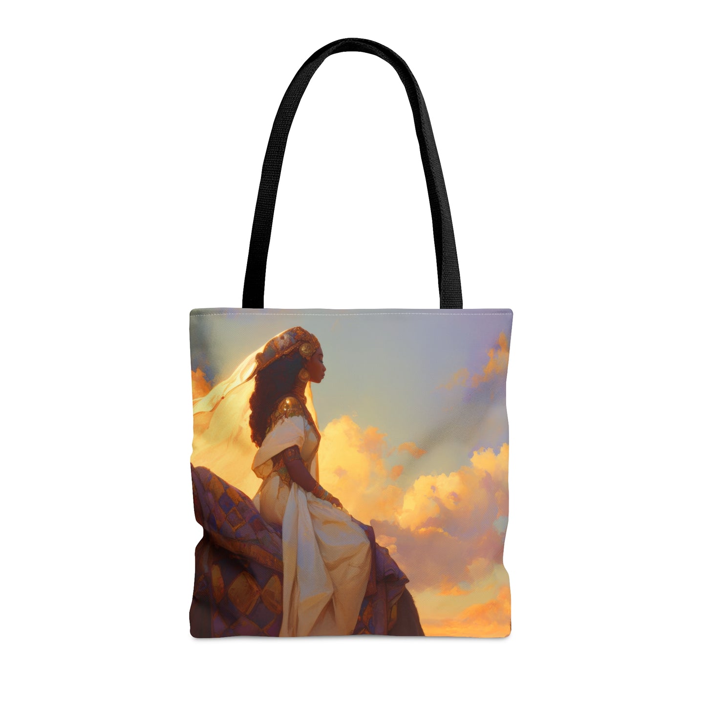 Queen of Sheba - Tote Bag - Large Medium Small Faith Art Bag - Catholic Faith Purse