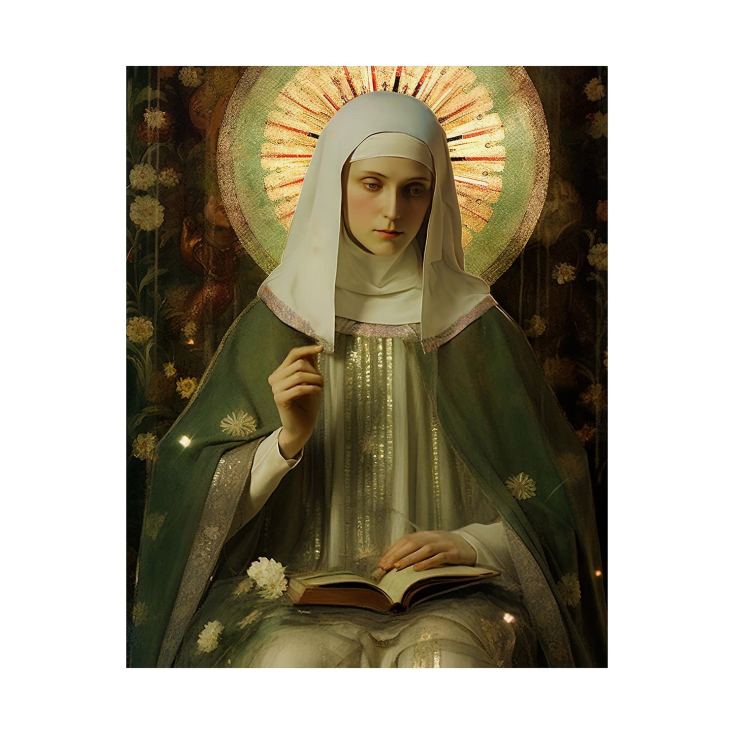 Saint Ingrid of Sweden - Sanctified Souls Print - Multiple Sizes - Premium Matte Vertical Posters