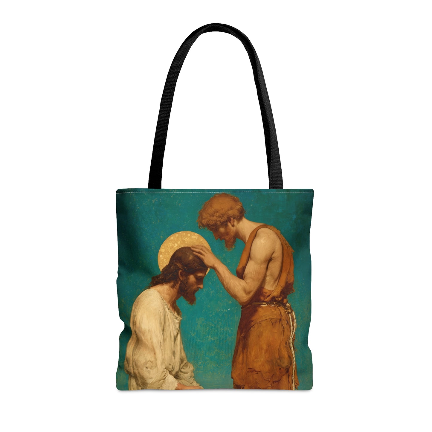 Saint John the Baptist, The Prophet and the Promise - Tote Bag - Large Medium Small Faith Art Bag - Catholic Faith Purse - Double Sided