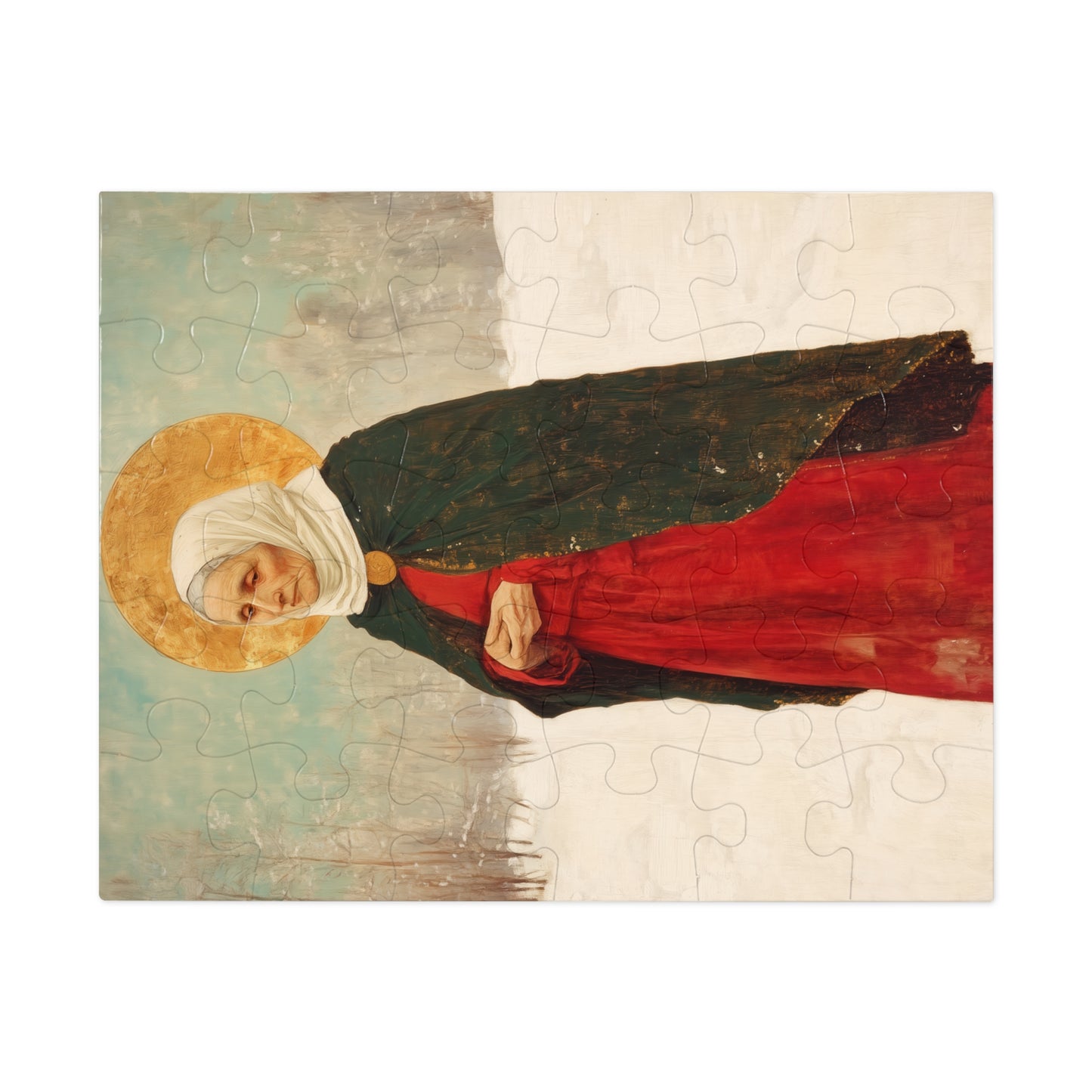 Saint Xenia - Russian Saint Art - Puzzle & Keepsake Tin - Religious Jigsaw Puzzle (30, 110, 252, 500,1000-Piece)