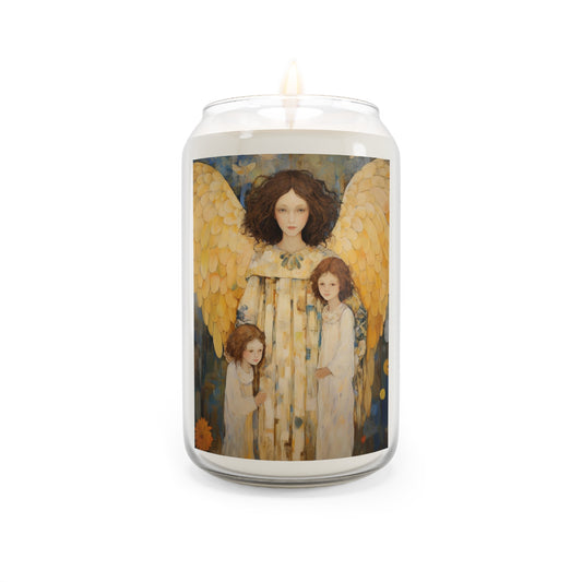 Embrace of the Guardian - Scented Prayer Candle, 13.75oz - Tall Size - Religious Prayer Candle - Catholic Art - Gift  - Guardian Angel