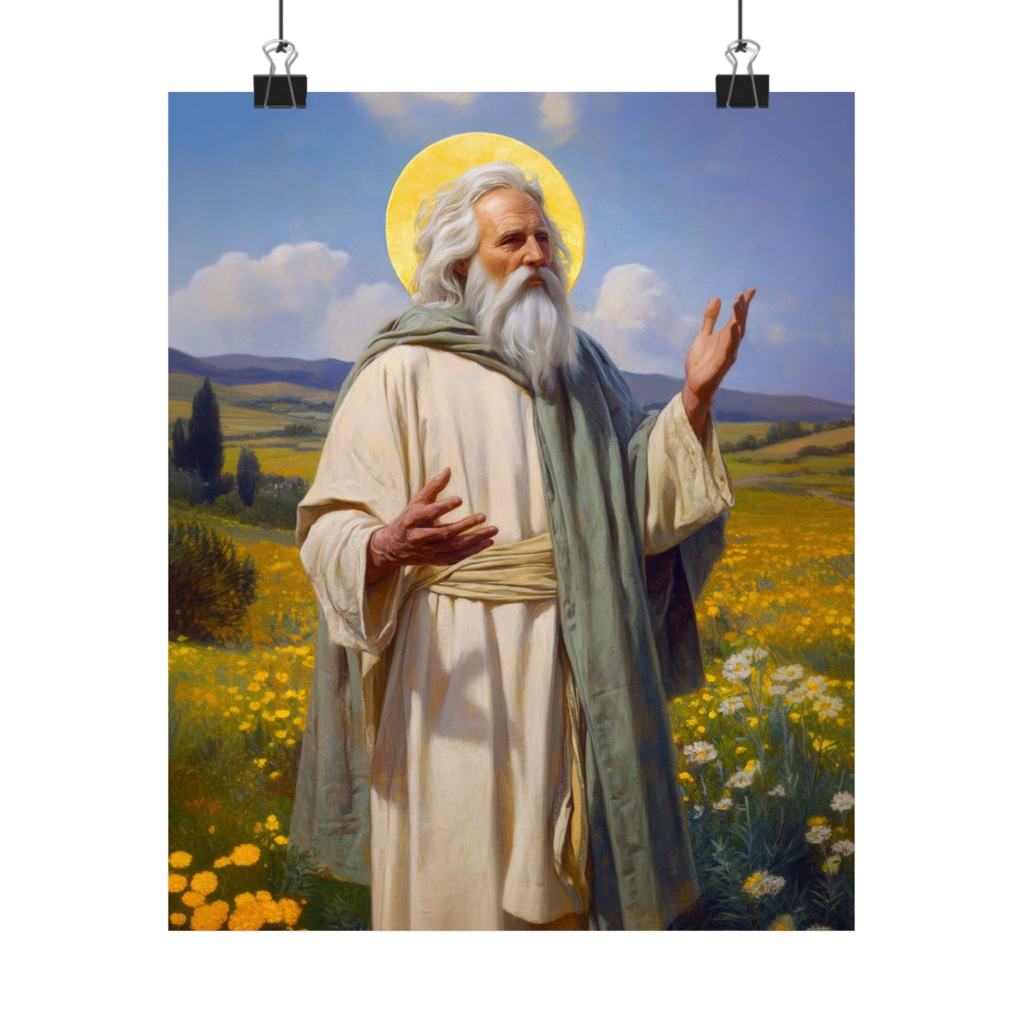 Saint Hilary of Arles - Sanctified Souls Print - Multiple Sizes - Premium Matte Vertical Posters