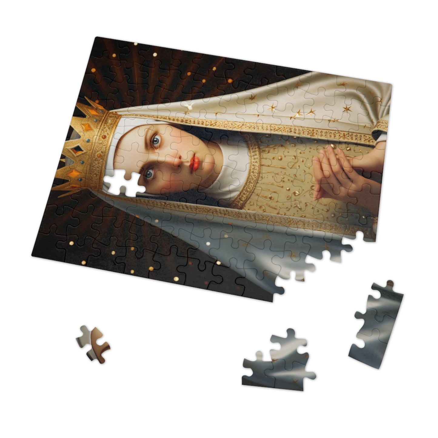 Saint Kinga of Poland - Puzzle and Keepsake Tin - Religious Jigsaw Puzzle (30, 110, 252, 500,1000-Piece) - Religious Puzzle