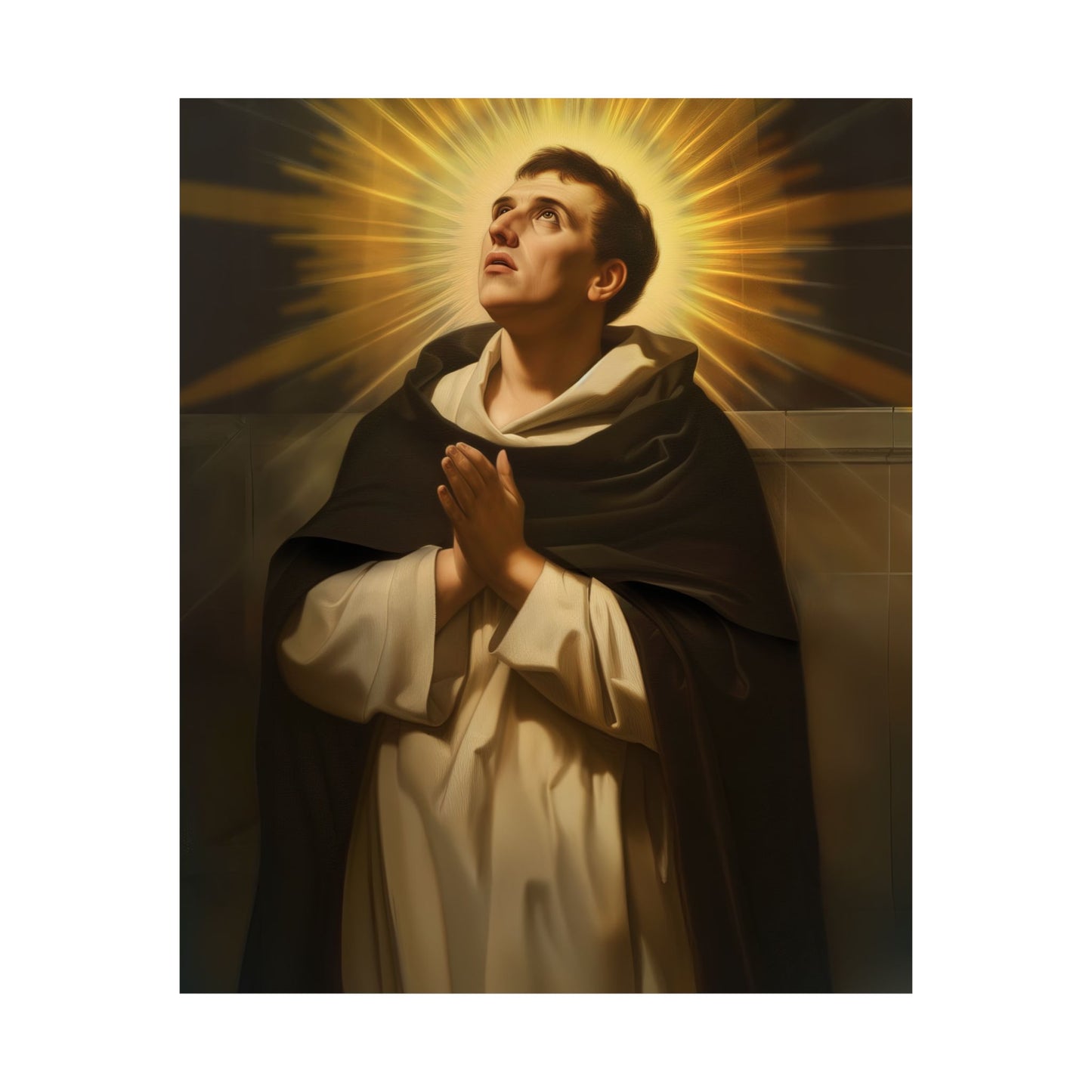 Saint Thomas Aquinas  - Sanctified Souls Print - Multiple Sizes - Premium Matte Vertical Posters