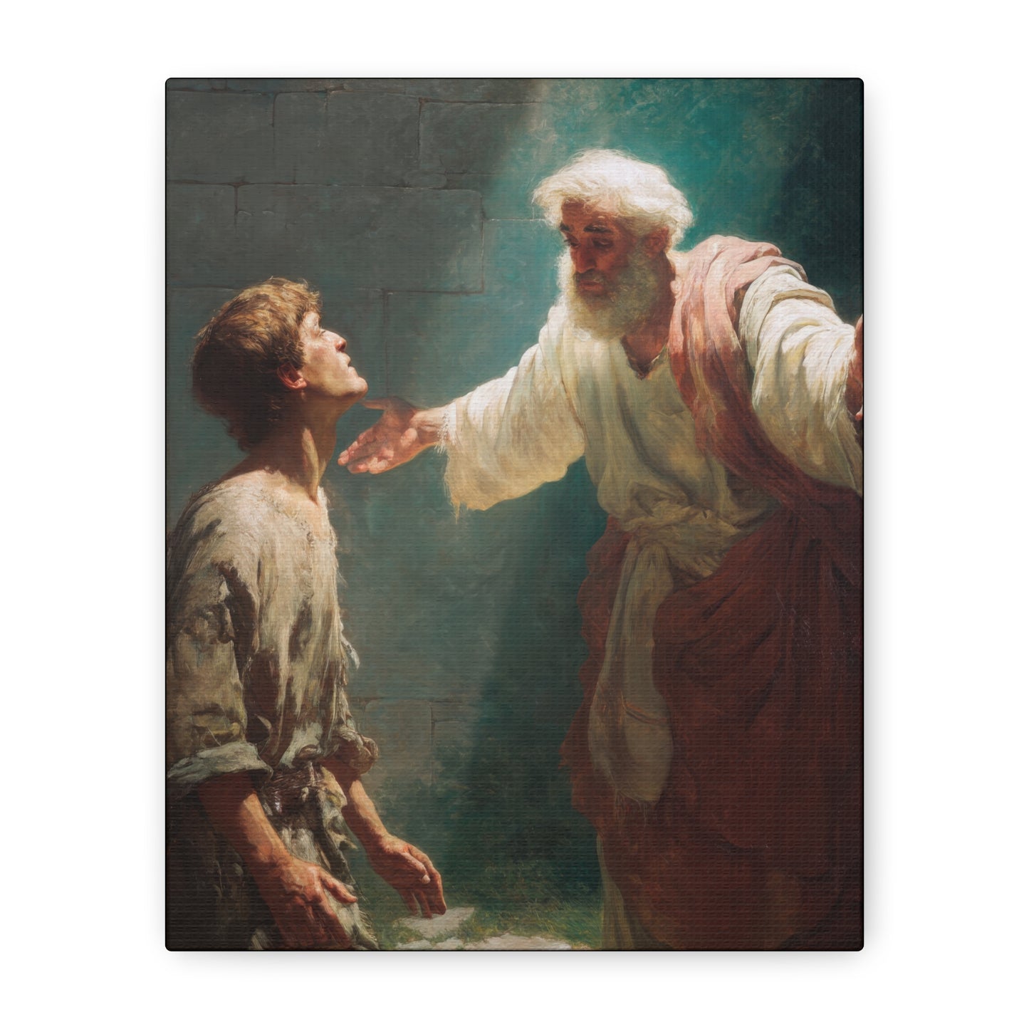 Homecoming of the Prodigal Son - Gallery Wrapped Canvas - Print - Religious Art for your Home - Catholic Art Print