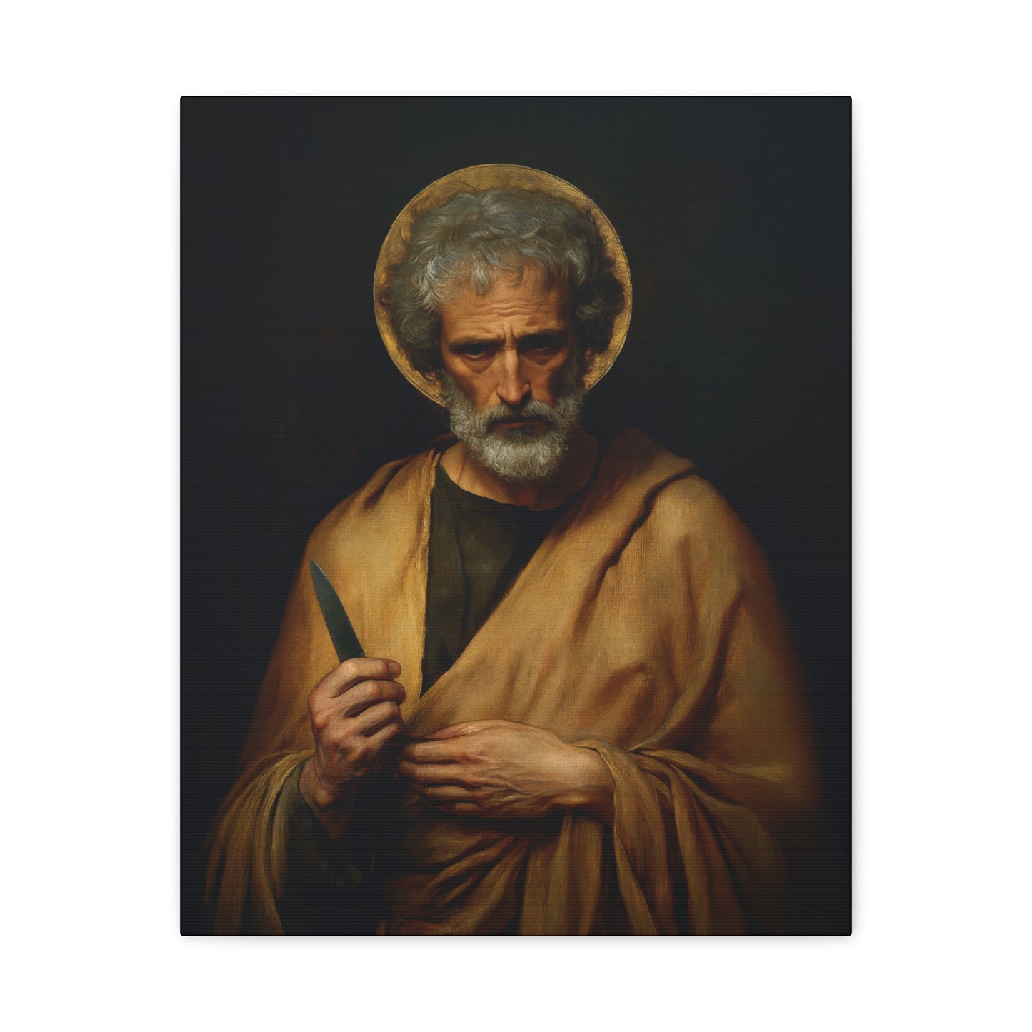 Saint Bartholomew the Apostle  - Gallery Wrapped Canvas - Print - Religious Art for your Home - Catholic