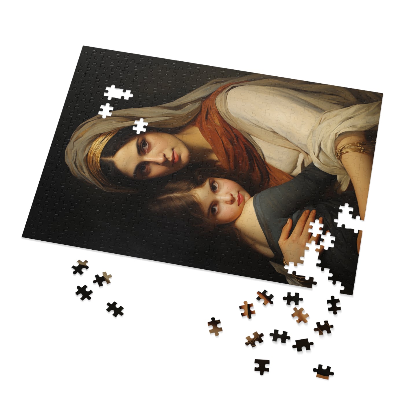 Saint Anne mother to Mary the Blessed Virgin - Puzzle and Keepsake Tin - Jigsaw Puzzle (30, 110, 252, 500,1000-Piece) - Religious Puzzle