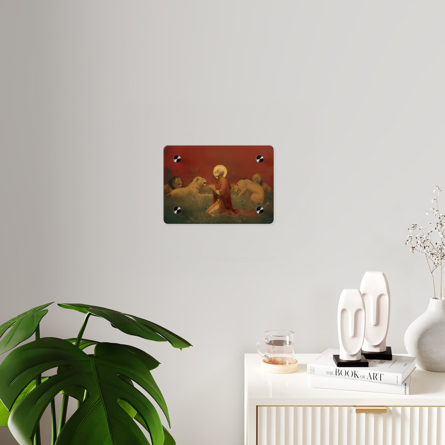 Saint Ignatius of Antioch Wall Art Panel - Ready to Hang Acrylic Print - Catholic Saint Art - Patron Saint Print - No Frame needed