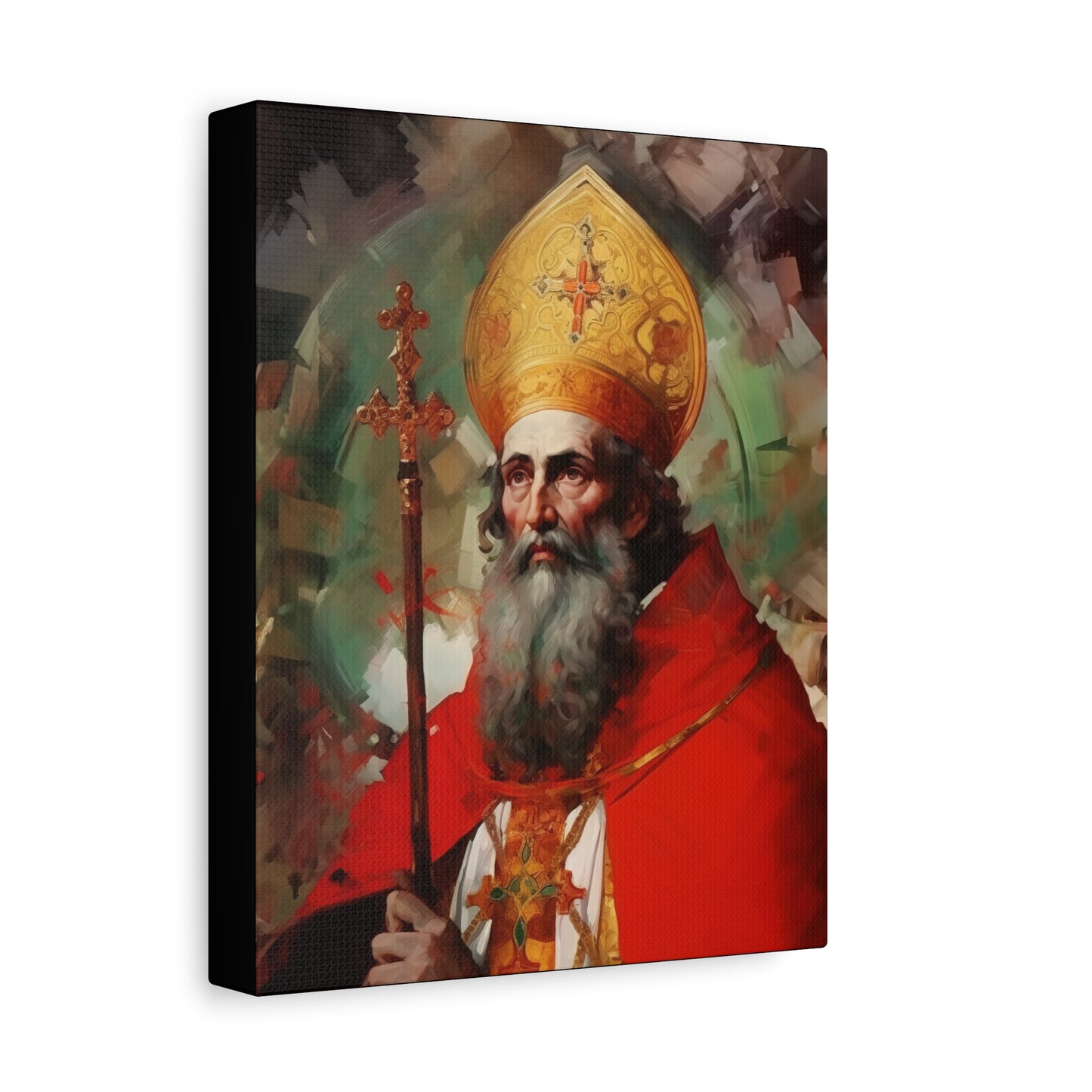 Saint Eusebius of Vercelli Canvas Print - Multiple Sizes - Catholic Home art - Museum Wrapped Canvas - Sanctified Souls Print