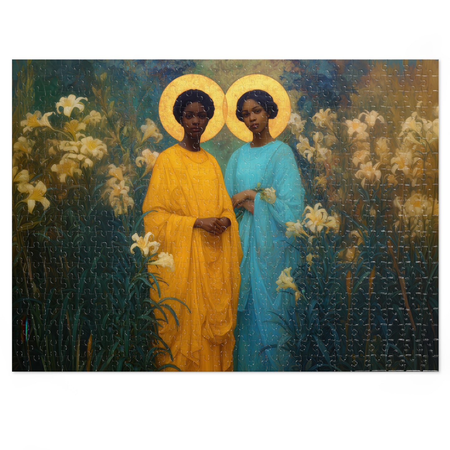 Saint Perpetua and Saint Felicity - Puzzle and Keepsake Tin - Religious Jigsaw Puzzle (30, 110, 252, 500,1000) - Gift for Catholic Families