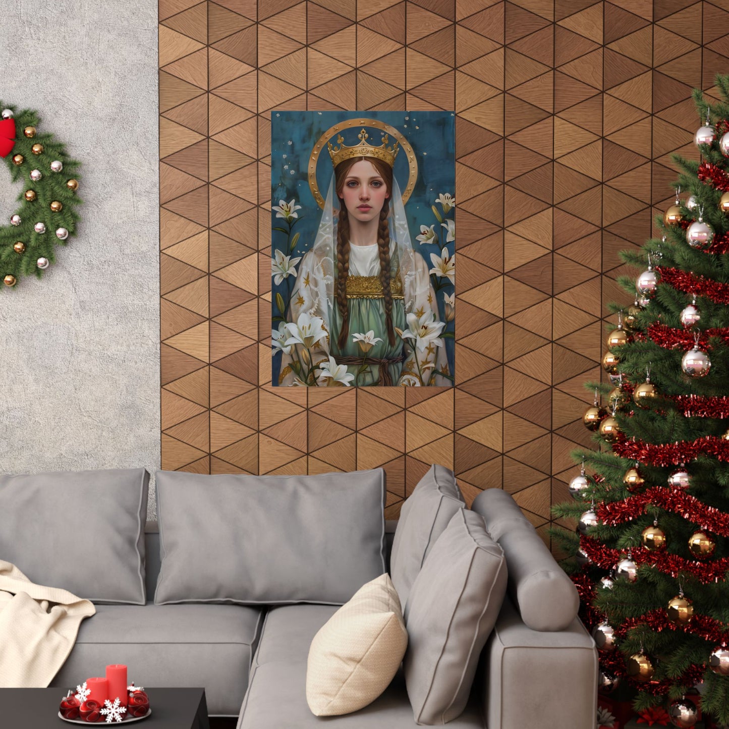 Saint Isabel of France - Sanctified Souls Print - Multiple Sizes - Premium Matte Vertical Posters - Matilda of Ringelheim