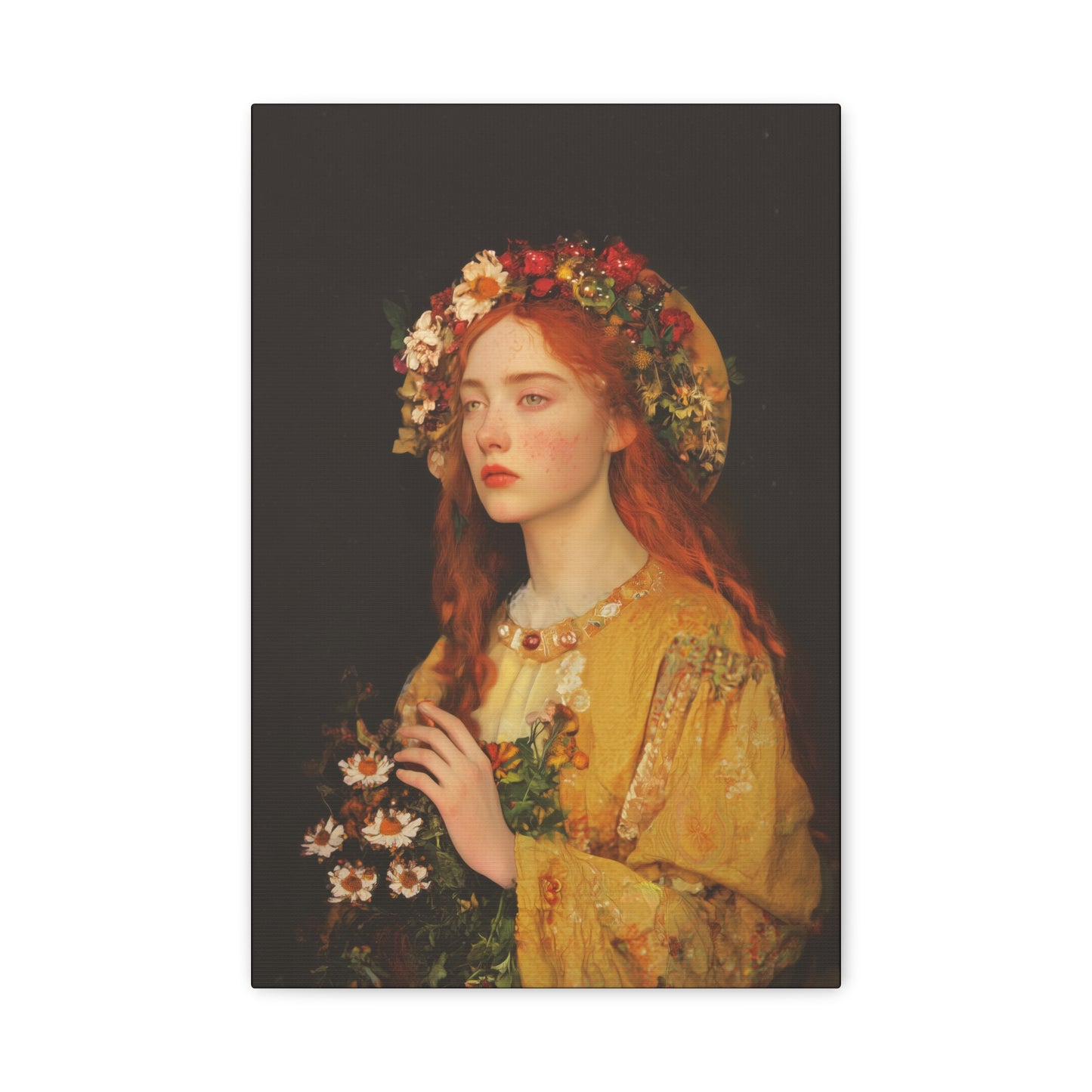 Radiance of Repentance - Mary Magdalene's Renewal - Museum Wrapped Canvas - Print - Religious Art for your Home - Prayer Room - Catholic
