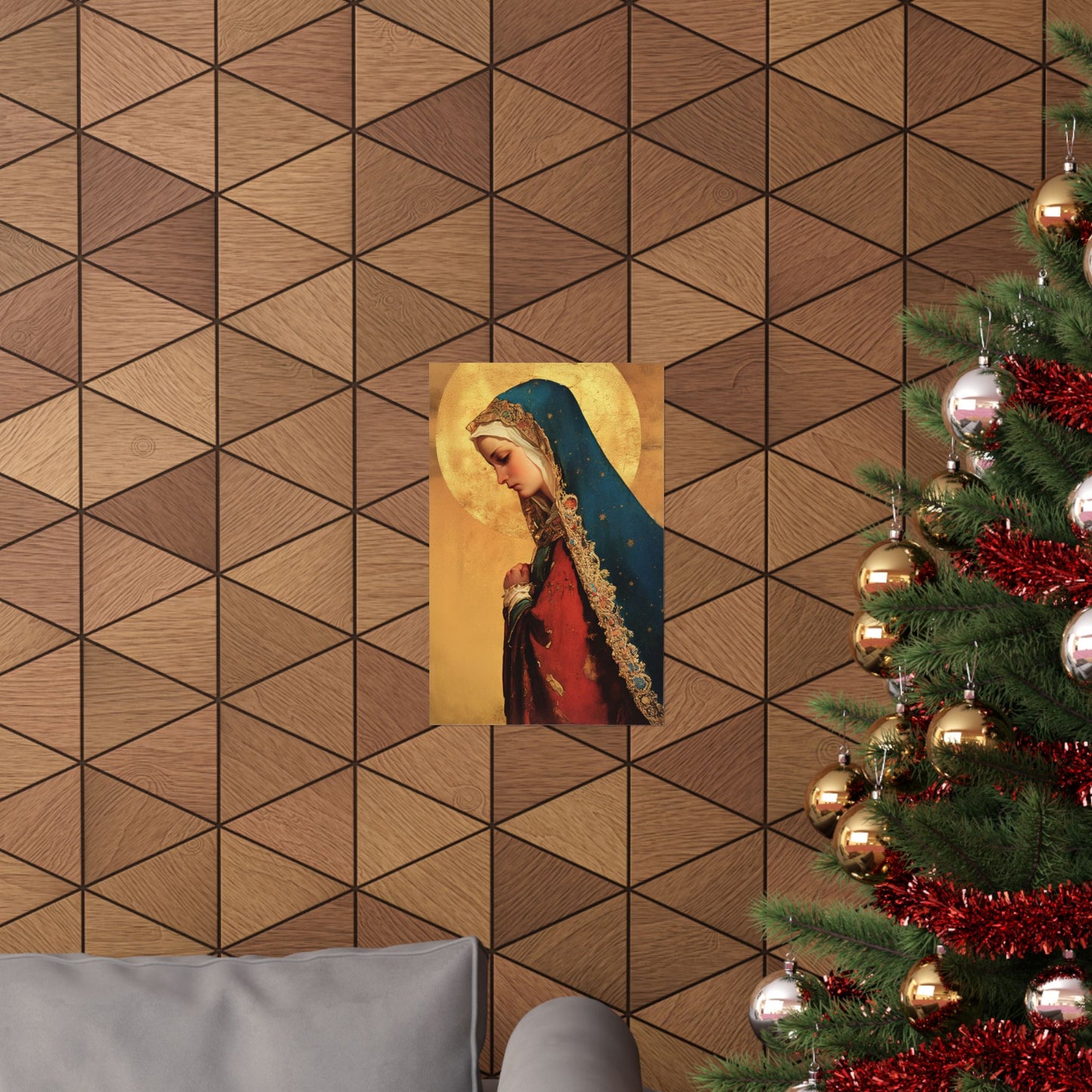 Our Lady of Mercy / Our Lady of Ransom -  Catholic Art - Multiple Sizes - Premium Posters - Catholic Art - Christian Home - Mother Mary