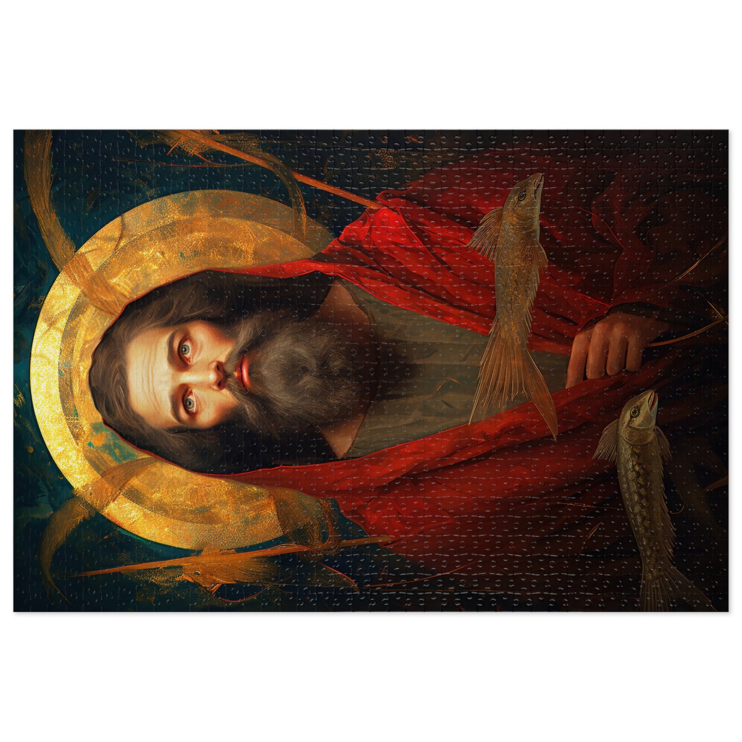 Saint Andrew - Puzzle and Keepsake Tin - Religious Jigsaw Puzzle (30, 110, 252, 500,1000-Piece) - Religious Puzzle