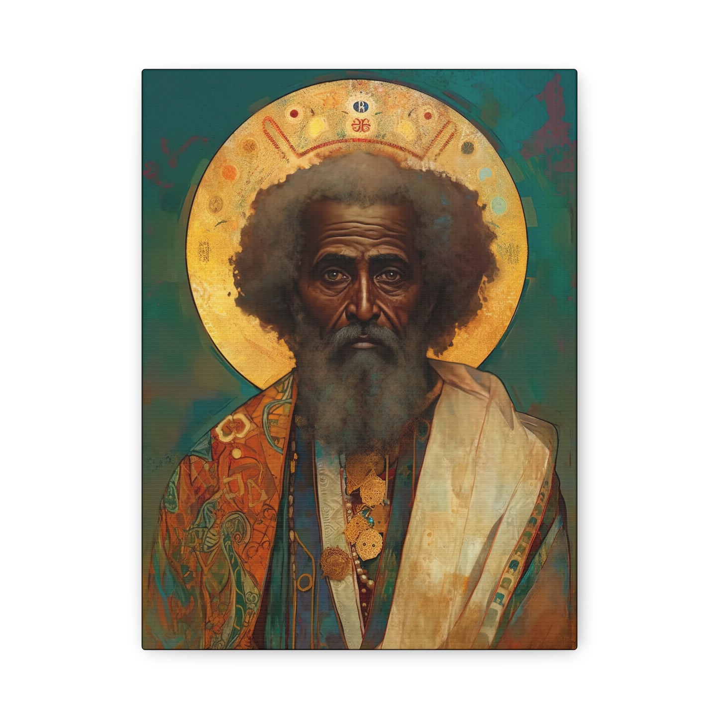 Saint Moses - Museum Wrapped Canvas - Sanctified Souls Print - Religious Art for your Home