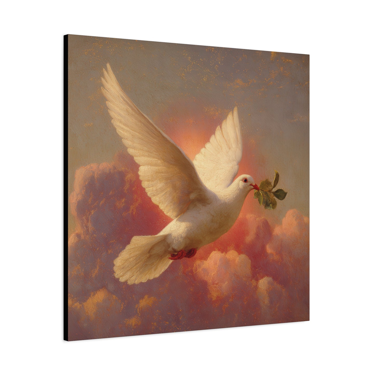 The Spirit Who Restored the Horizon - Holy Spirit - The Dove- Gallery Wrapped Canvas - Print - Religious Art for your Home - Catholic