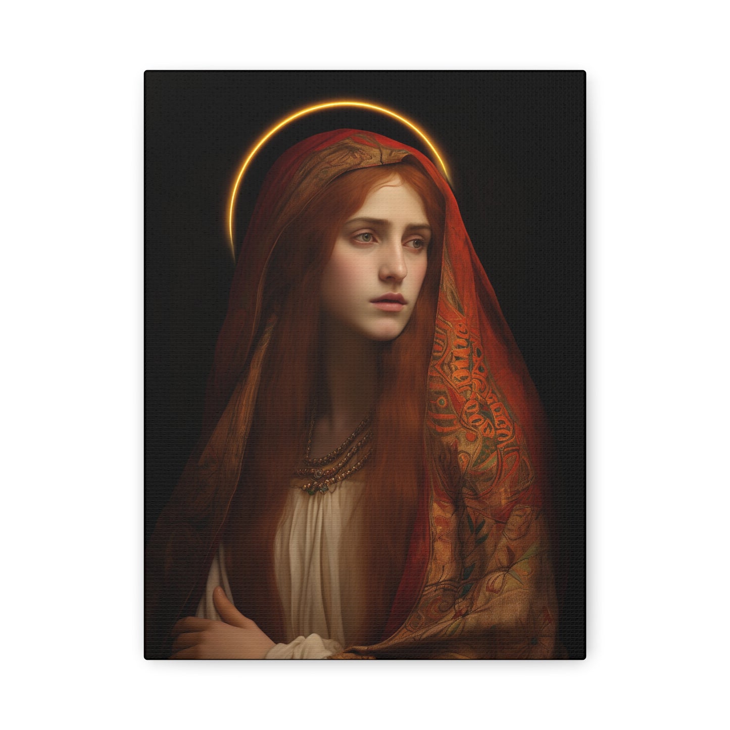 The Beloved Disciple - Mary Magdalene's Devotion - Museum Wrapped Canvas - Sanctified Souls Print - Religious Art for your Home