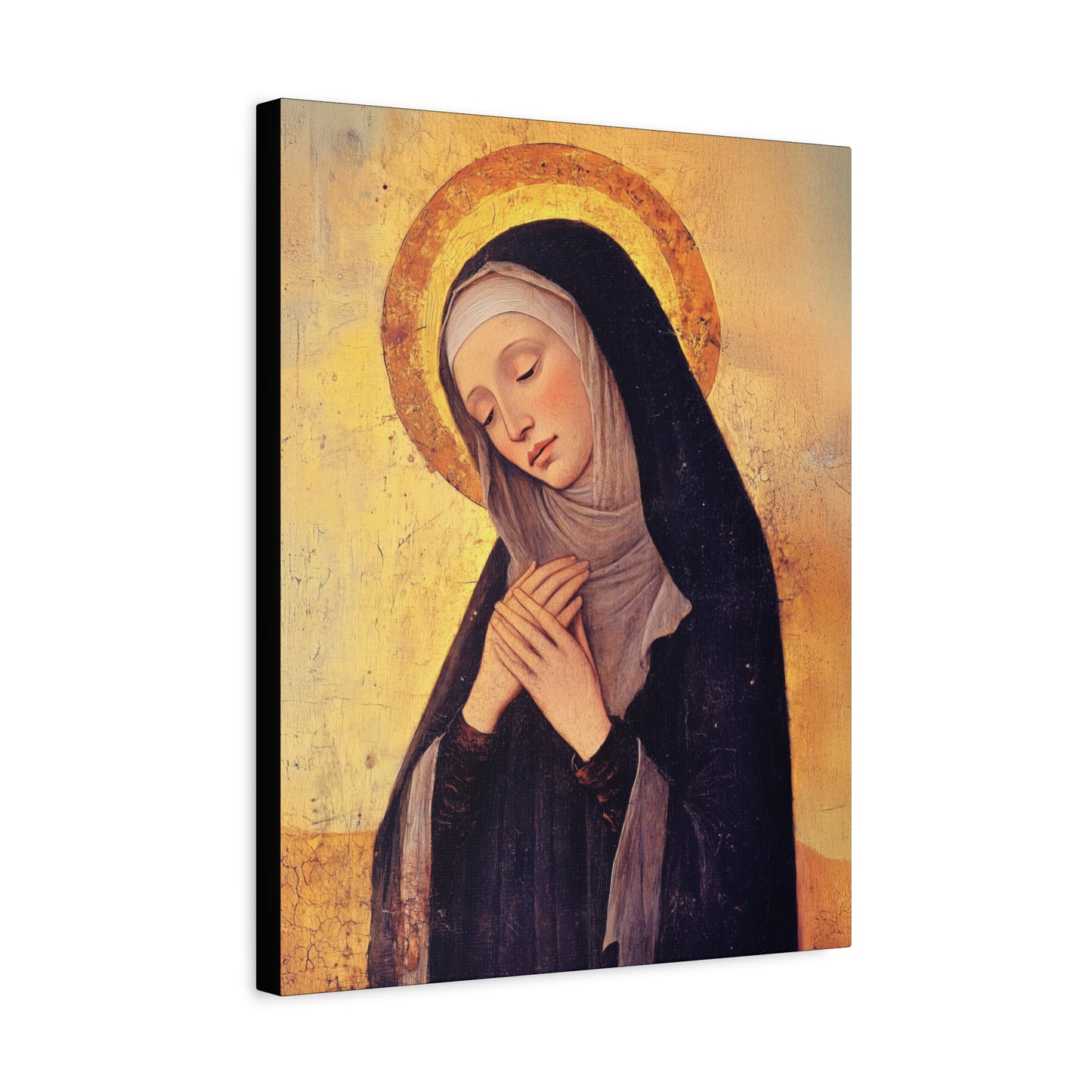 Saint Syncletica of Alexandria - Desert Mother - Gallery Wrapped Canvas - Print - Religious Art for your Home - Catholic