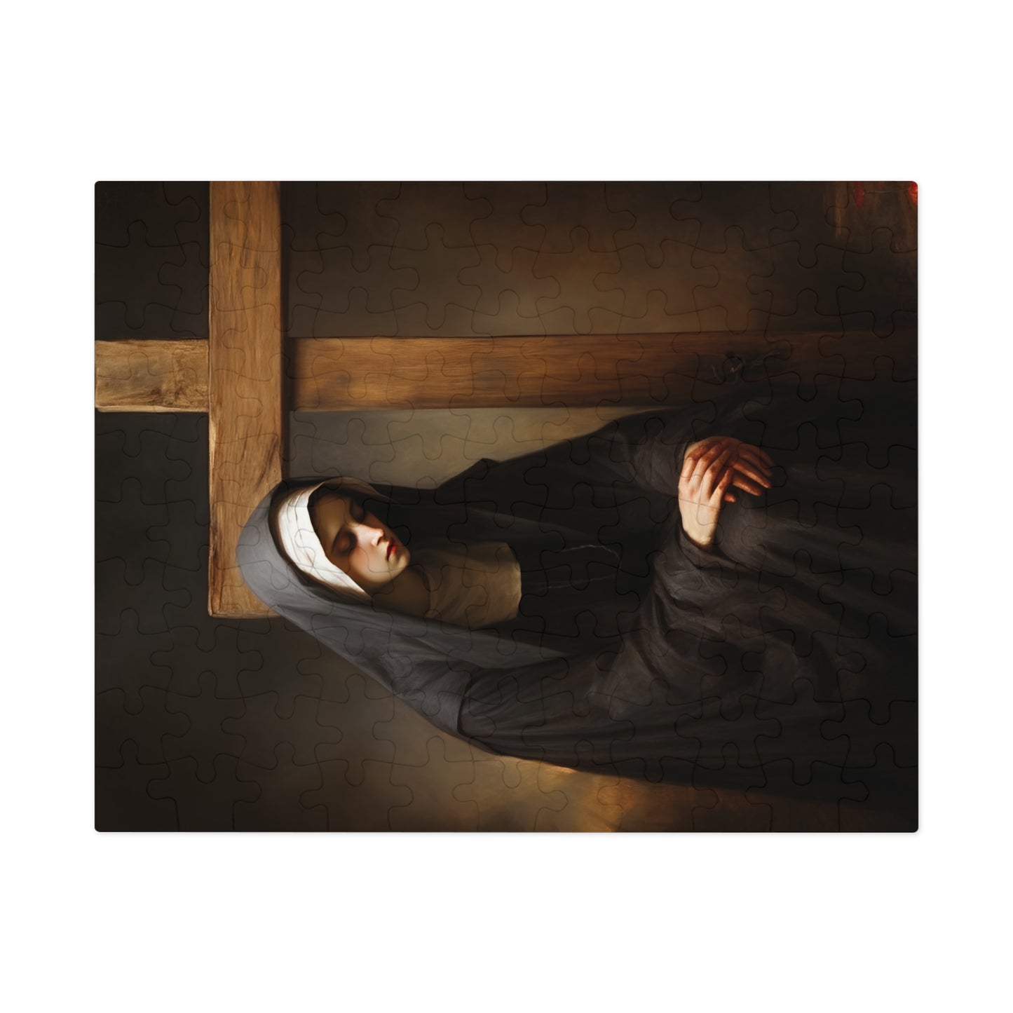 Saint Clare of Montefalco - Puzzle and Keepsake Tin - Religious Jigsaw Puzzle (30, 110, 252, 500,1000-Piece) - Religious Puzzle