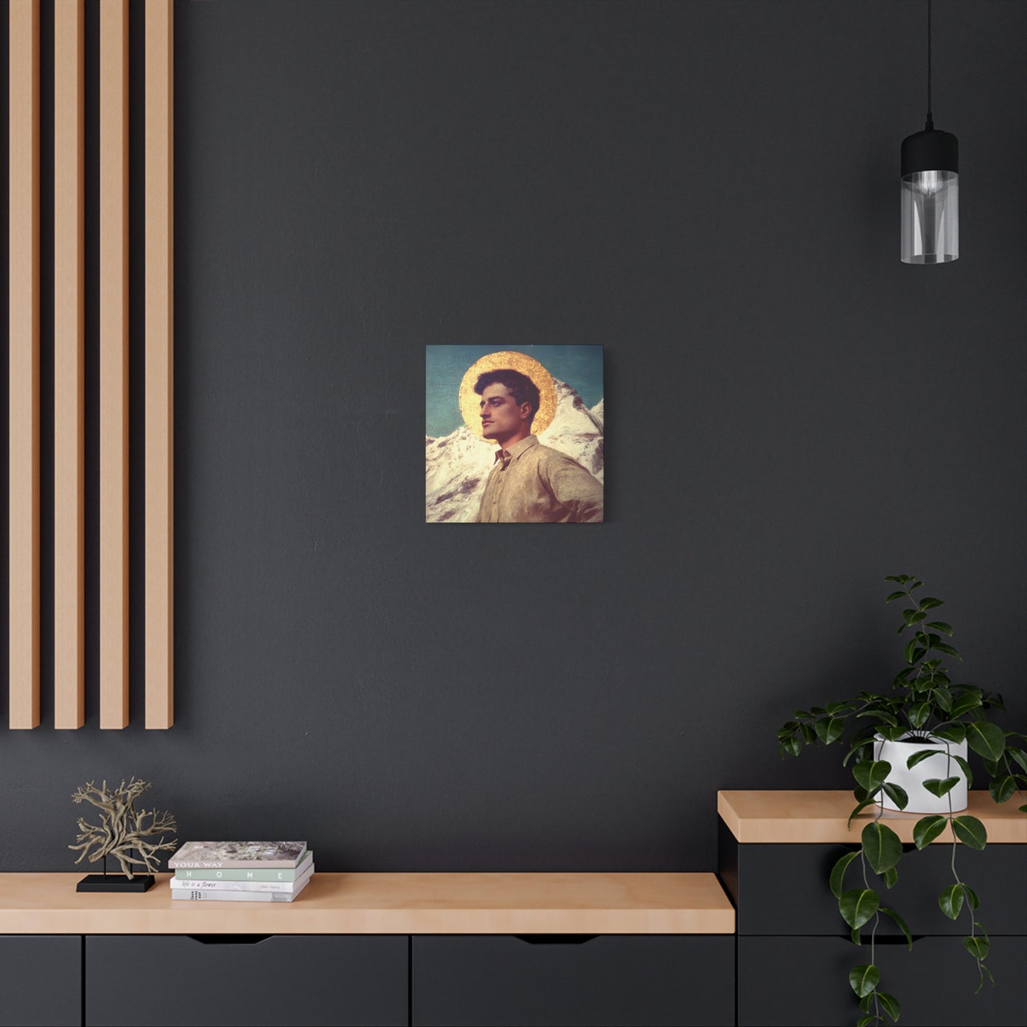 Saint Pier Giorgio Frassati -  Museum Wrapped Canvas - Sanctified Souls Print - Religious Art for your Home - Catholic Patron Saint Art