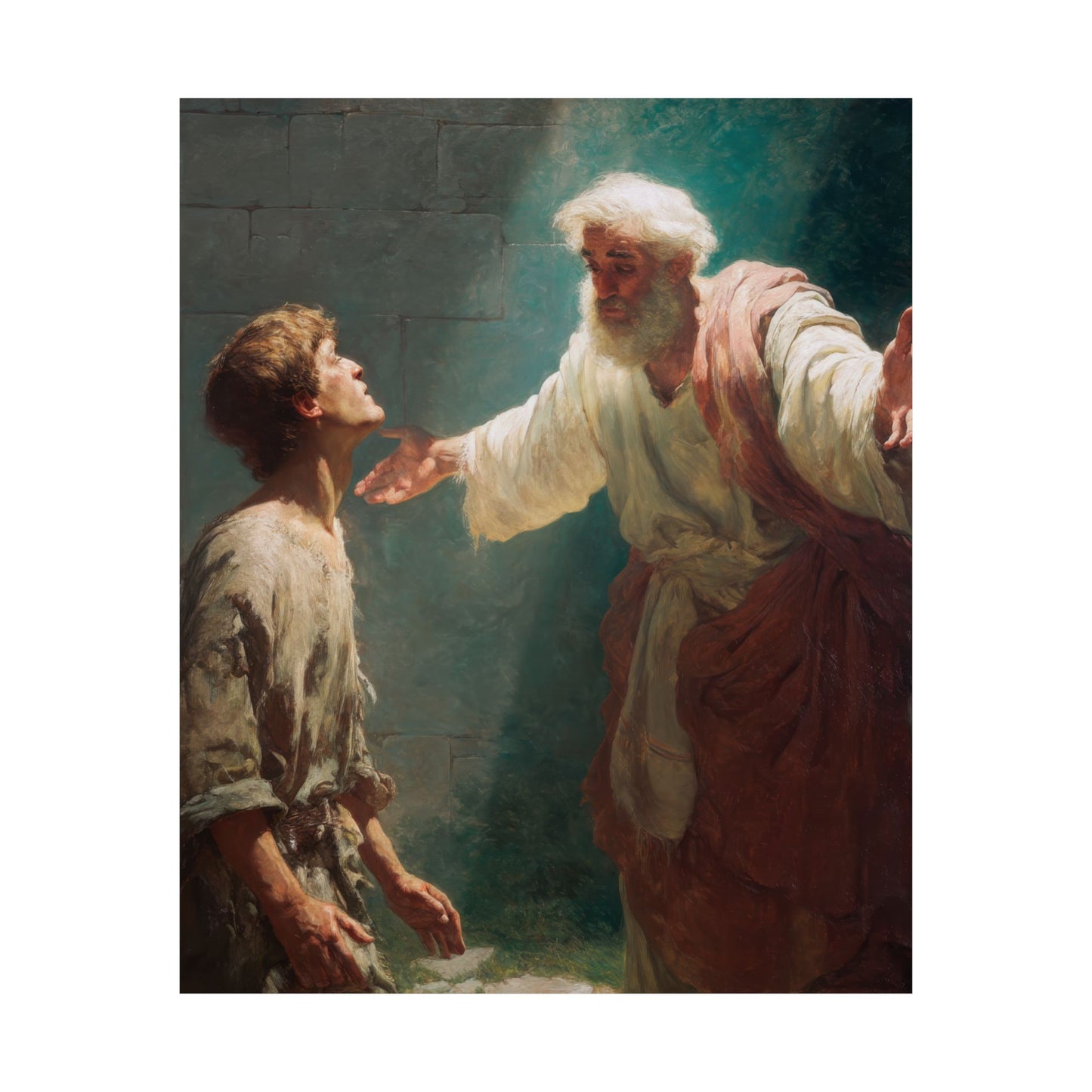 Homecoming of the Prodigal Son - Sanctified Souls Print - Multiple Sizes - Premium Matte Vertical Posters