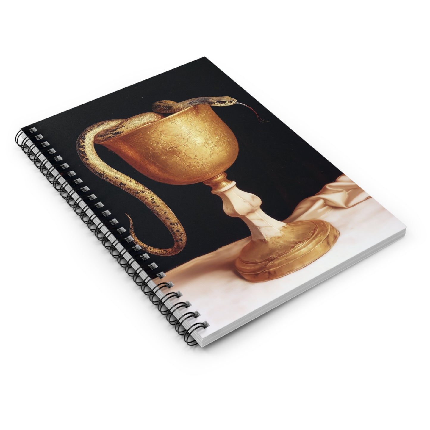 Saint John's Chalice - Sanctified Souls Art - Religious Based Notebook - Spiral Notebook - Ruled Line - Prayer Book
