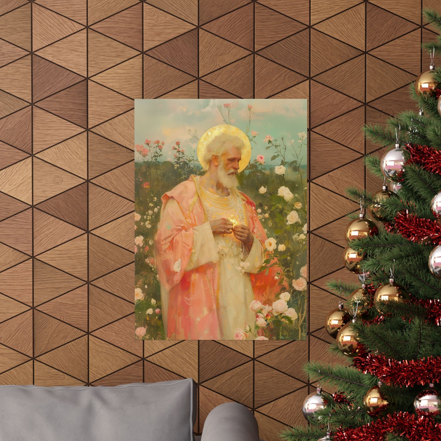 Saint Valentine -  Catholic Art - Multiple Sizes - Premium Posters - Catholic Art - Christian Home - Catholic Saint Art