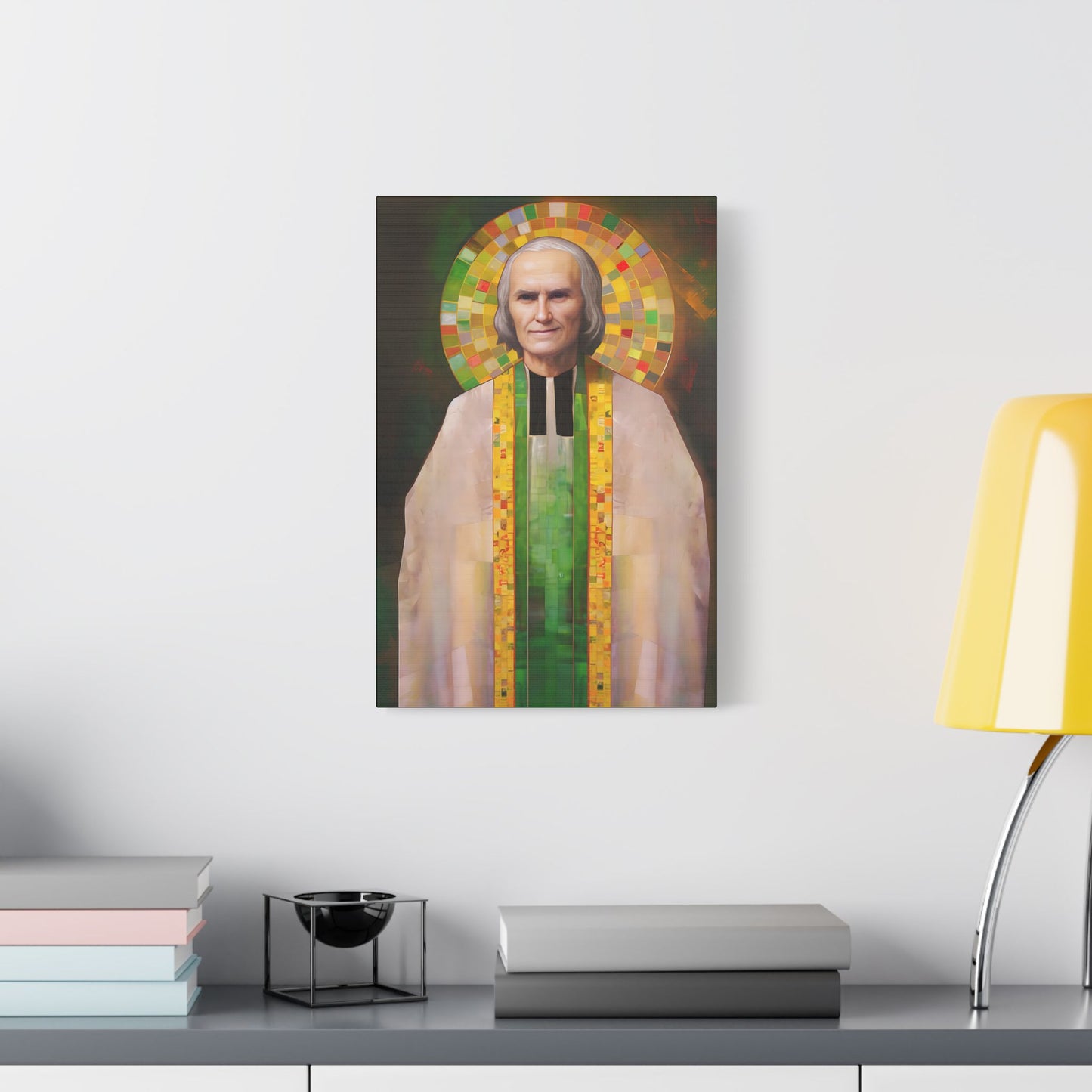 Saint John Vianney Canvas Print - Multiple Sizes - Catholic Home art - Museum Wrapped Canvas - Sanctified Souls Print