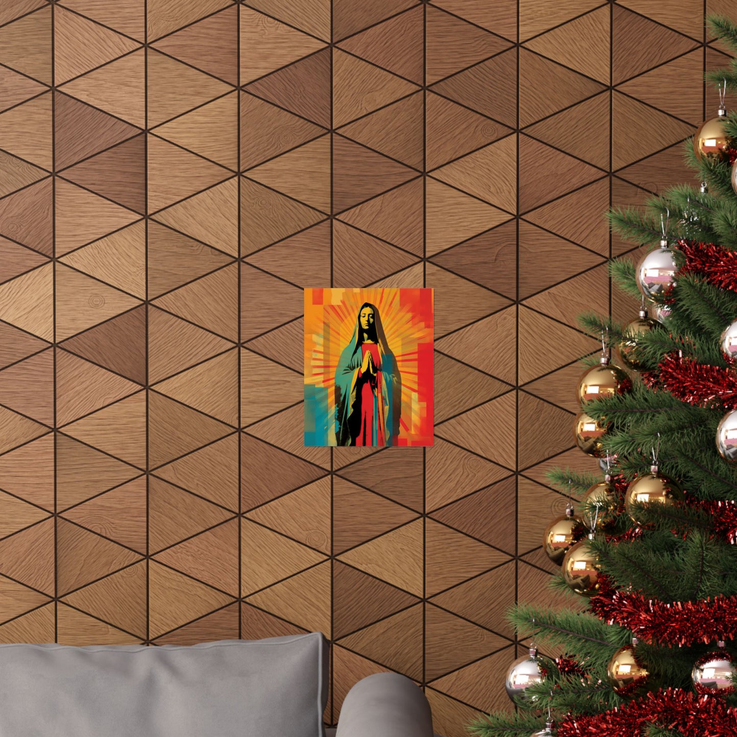 Our Lady of Guadalupe's Radiance  - Sanctified Souls Print - Multiple Sizes - Premium Matte Vertical Posters - Virgin Mary