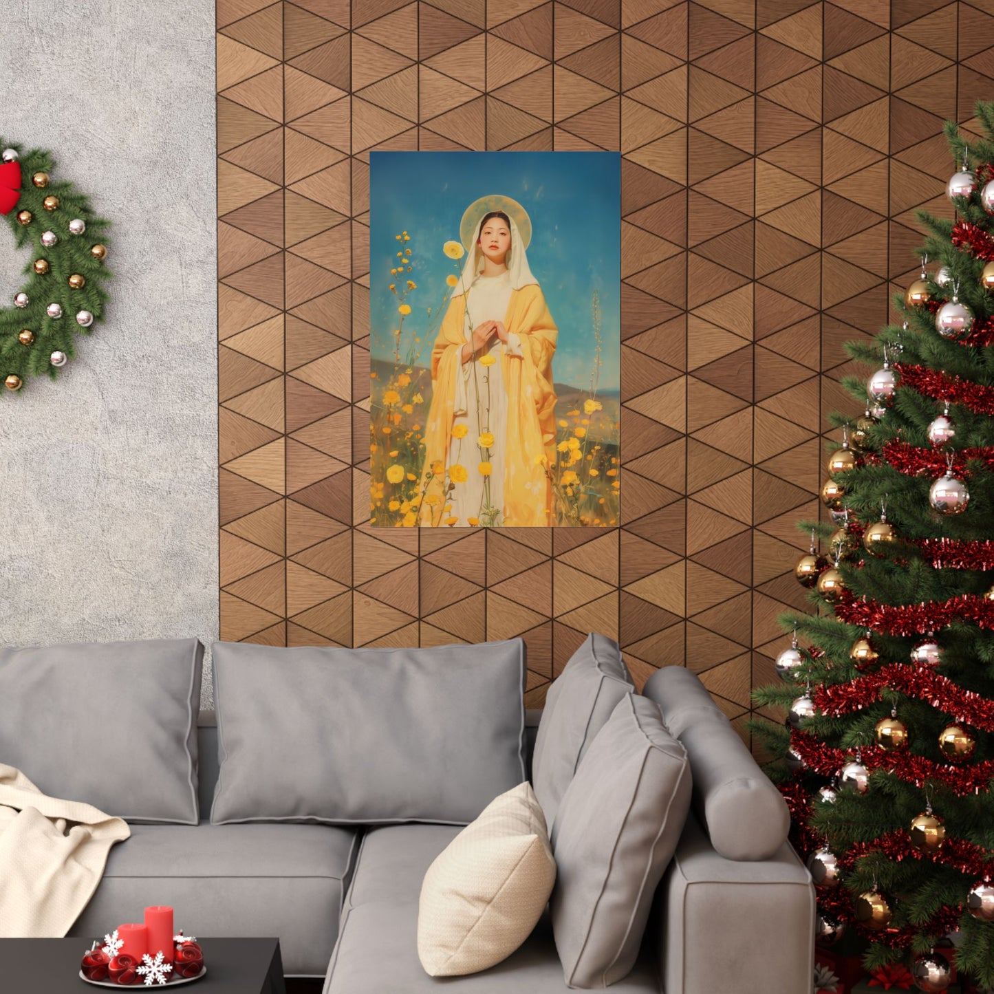 Saint Agatha Lin - Sanctified Souls Print - Multiple Sizes - Premium Matte Vertical Posters