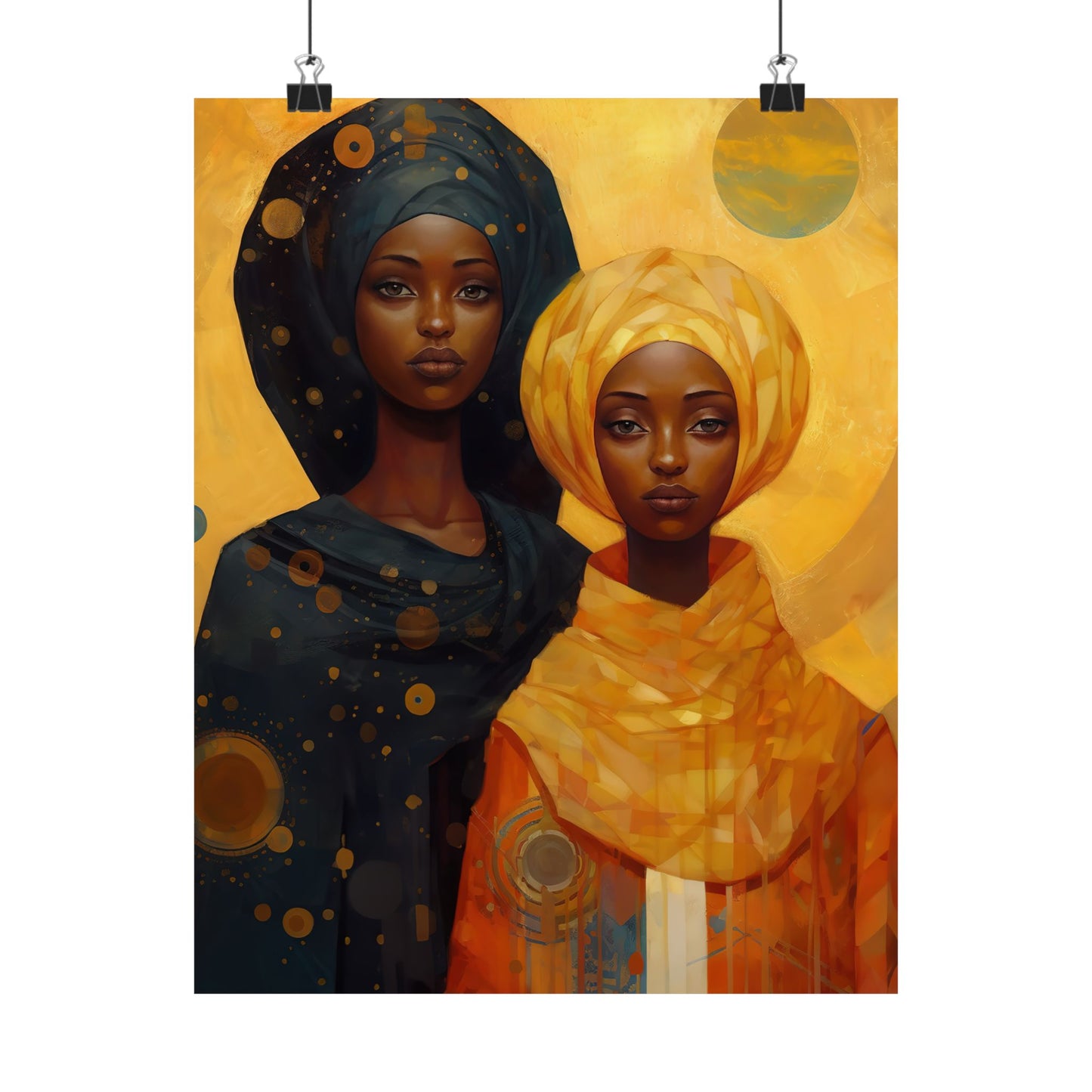 Saint Perpetua and Saint Felicity Print - Sanctified Souls Print - Multiple Sizes - Premium Matte Vertical Posters
