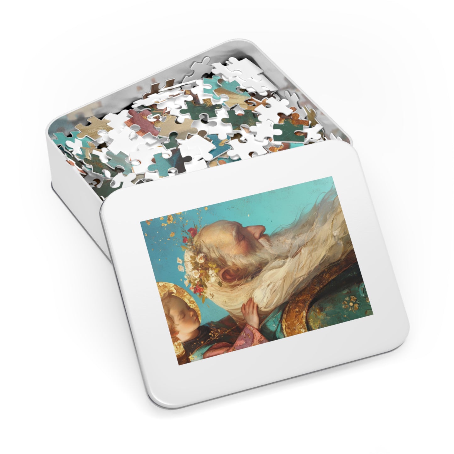 Saint Alexis Falconieri - Puzzle and Keepsake Tin - Religious (30, 110, 252, 500,1000) - Religious Puzzle - Gifts for Catholics