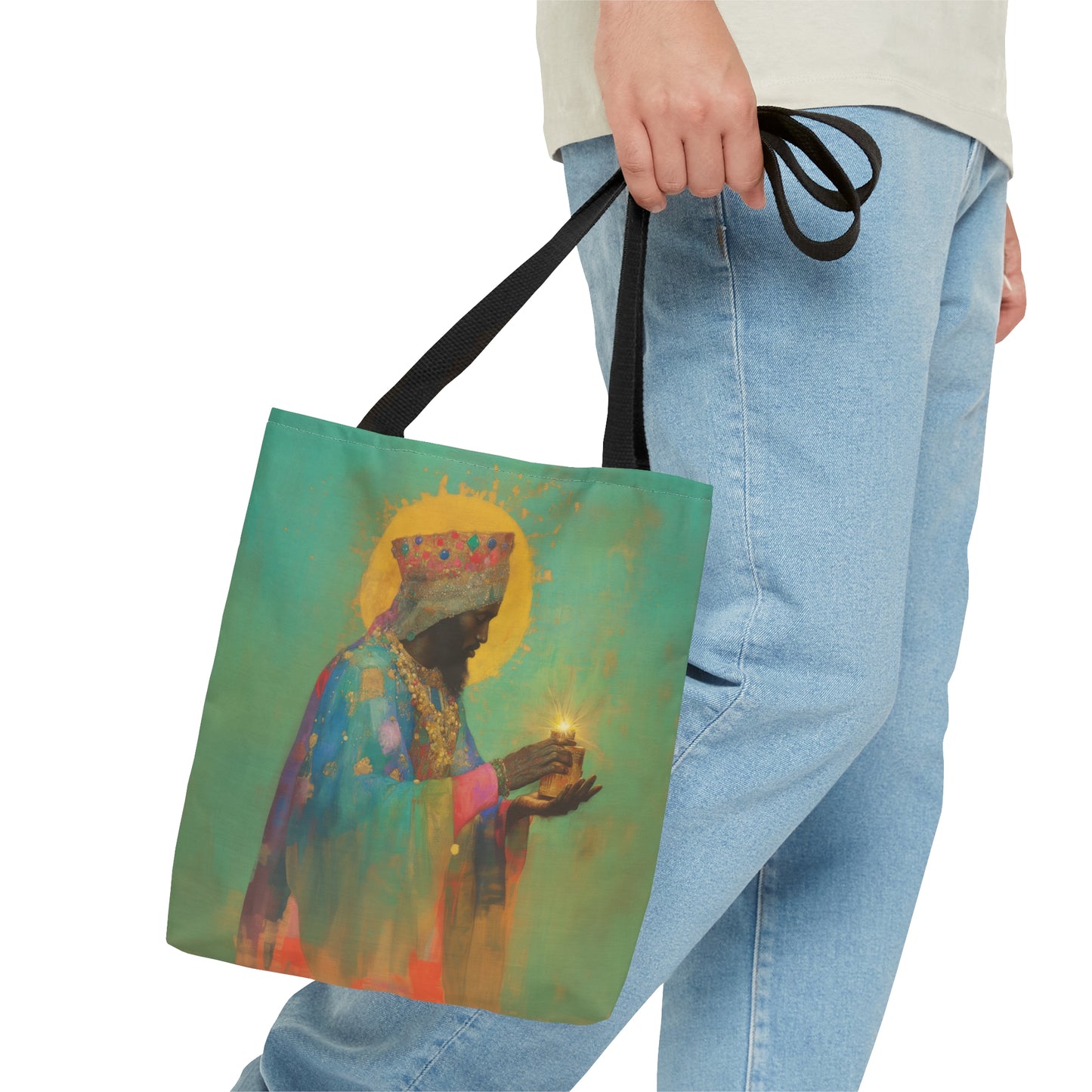 Balthazar and the Gift of Foretold Sorrow - 3 Wise Men - Tote Bag - Large Medium Small Faith Art Bag - Re usable Tote Purse - Double Sided