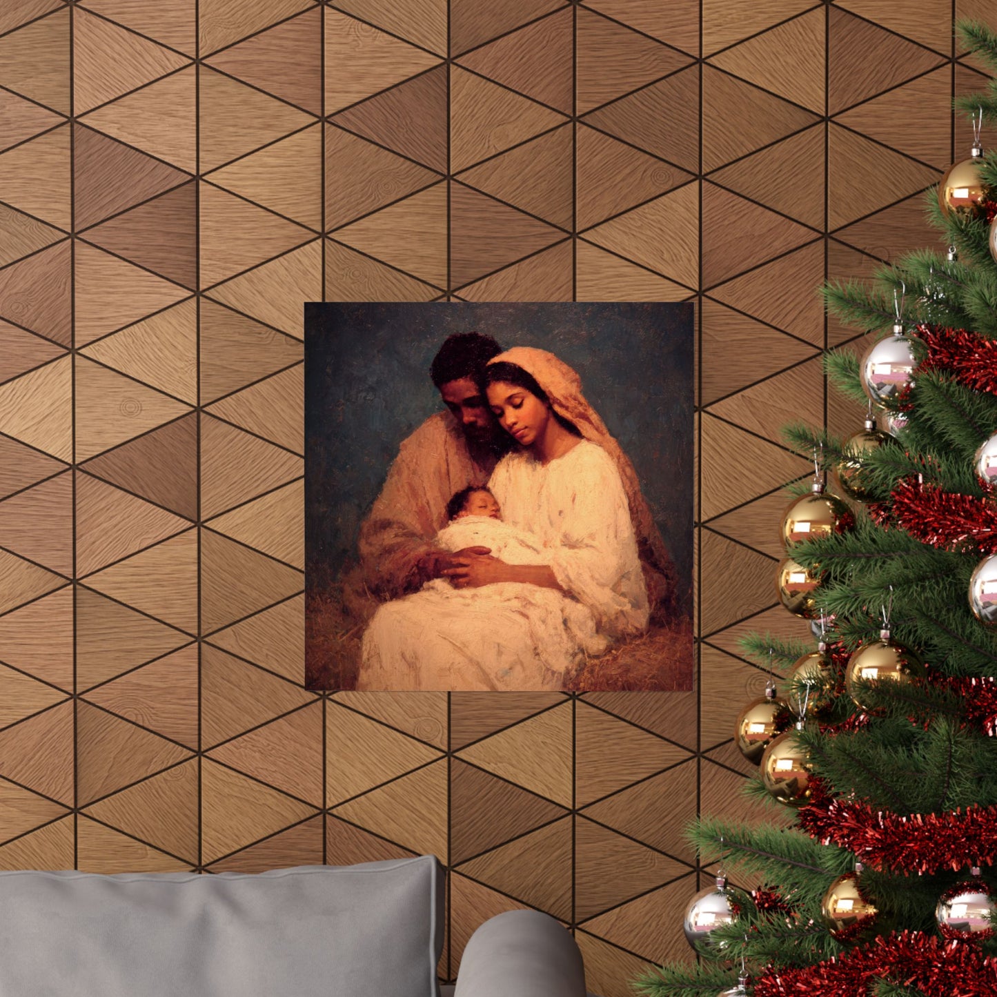 Love Made Visible in the Holy Family - Sanctified Souls Print - Multiple Sizes - Premium Matte Vertical Posters