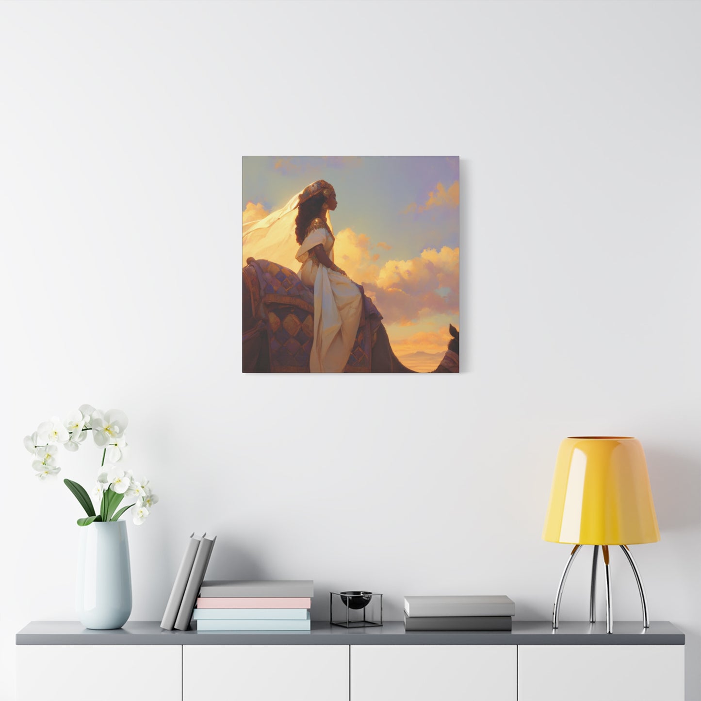 Queen of Sheba - Gallery Wrapped Canvas - Print - Religious Art for your Home - Catholic Art