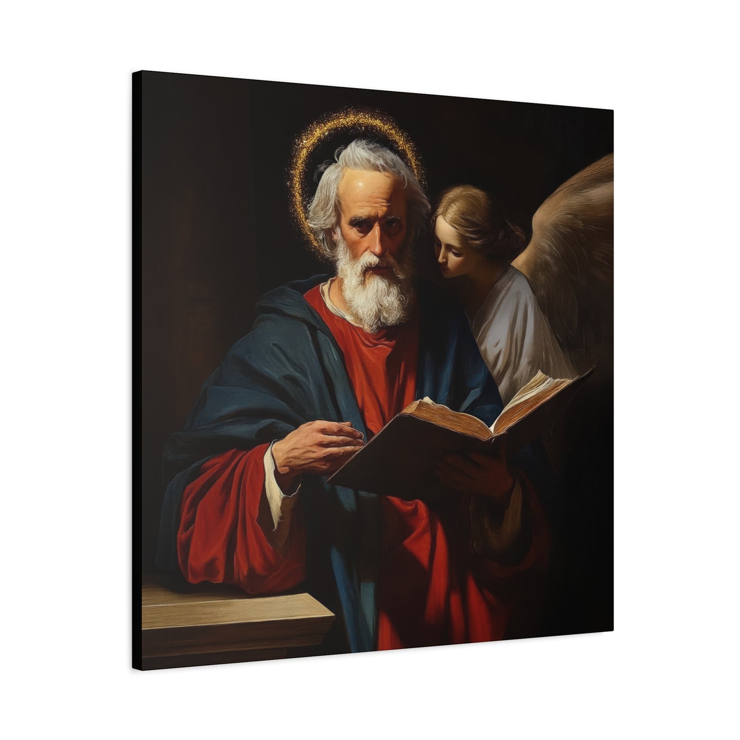 Saint Matthew the Apostle - Gallery Wrapped Canvas - Print - Religious Art for your Home - Catholic