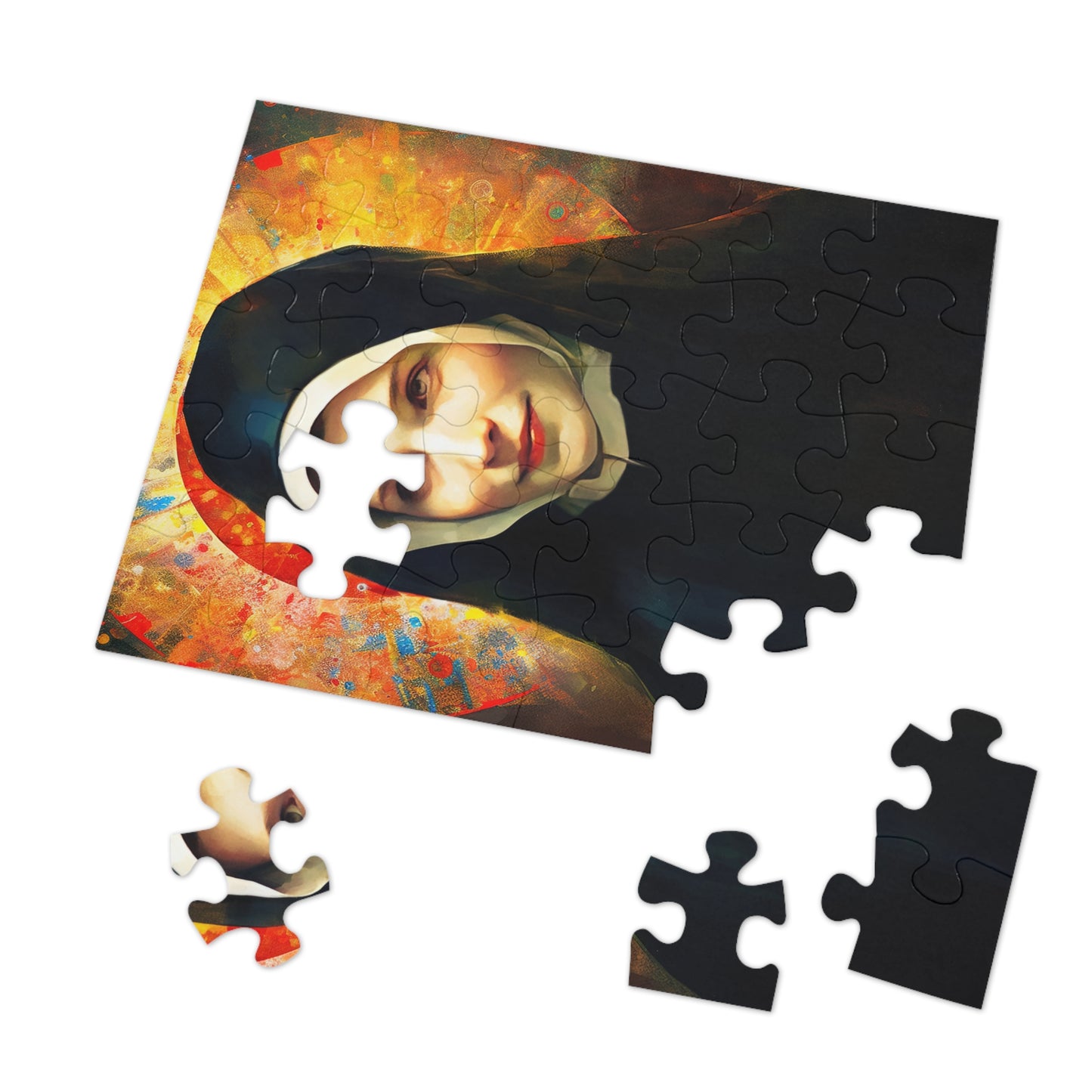 Saint Maria Faustina Kowalska - Puzzle and Keepsake Tin - Religious Jigsaw Puzzle (30, 110, 252, 500,1000-Piece) - Religious Puzzle