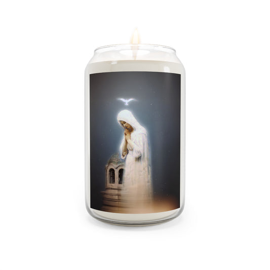 Our Lady of Zeitoun - Mother Mary Print - Marian Art - Scented Prayer Candle, 13.75oz - Tall Size - Religious Prayer Candle