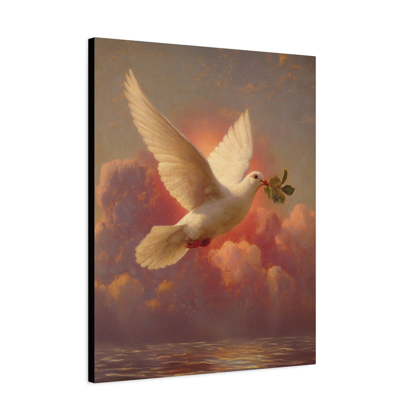 The Spirit Who Restored the Horizon - Holy Spirit - The Dove- Gallery Wrapped Canvas - Print - Religious Art for your Home - Catholic