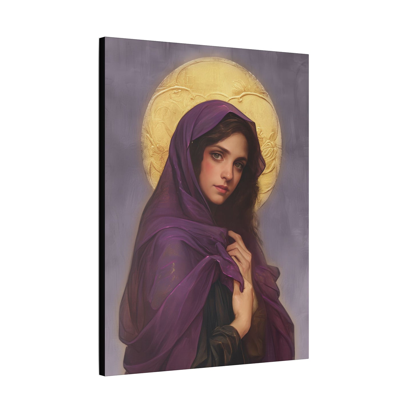 Saint Lydia Purpuraria / Lydia of Thyatira  - Museum Wrapped Canvas - Print - Religious Art for your Home - Christian print - Religious